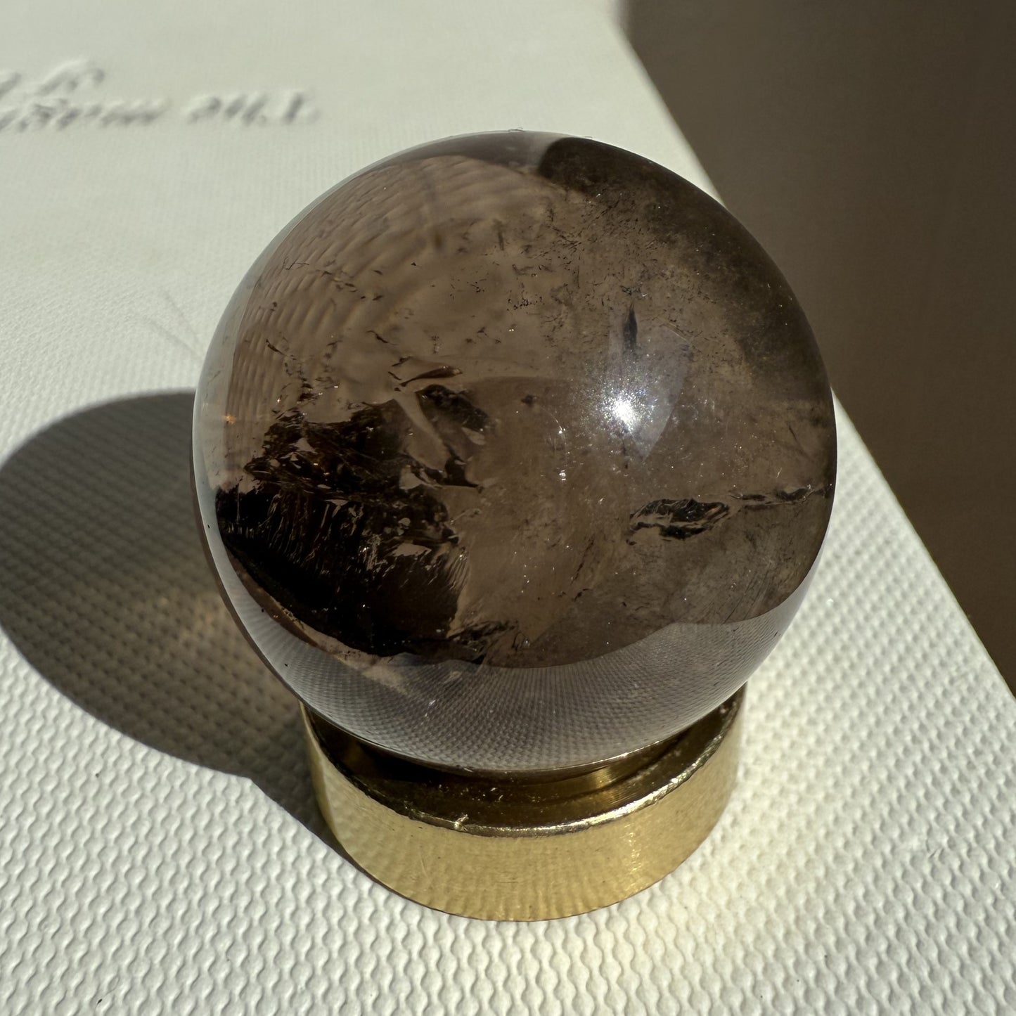Smoky Quartz Sphere 001
