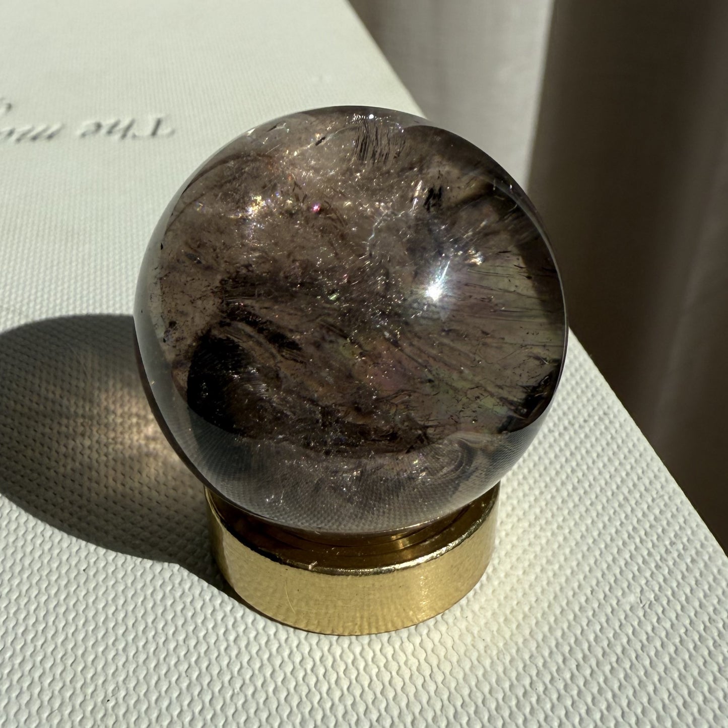 Smoky Quartz Sphere 002