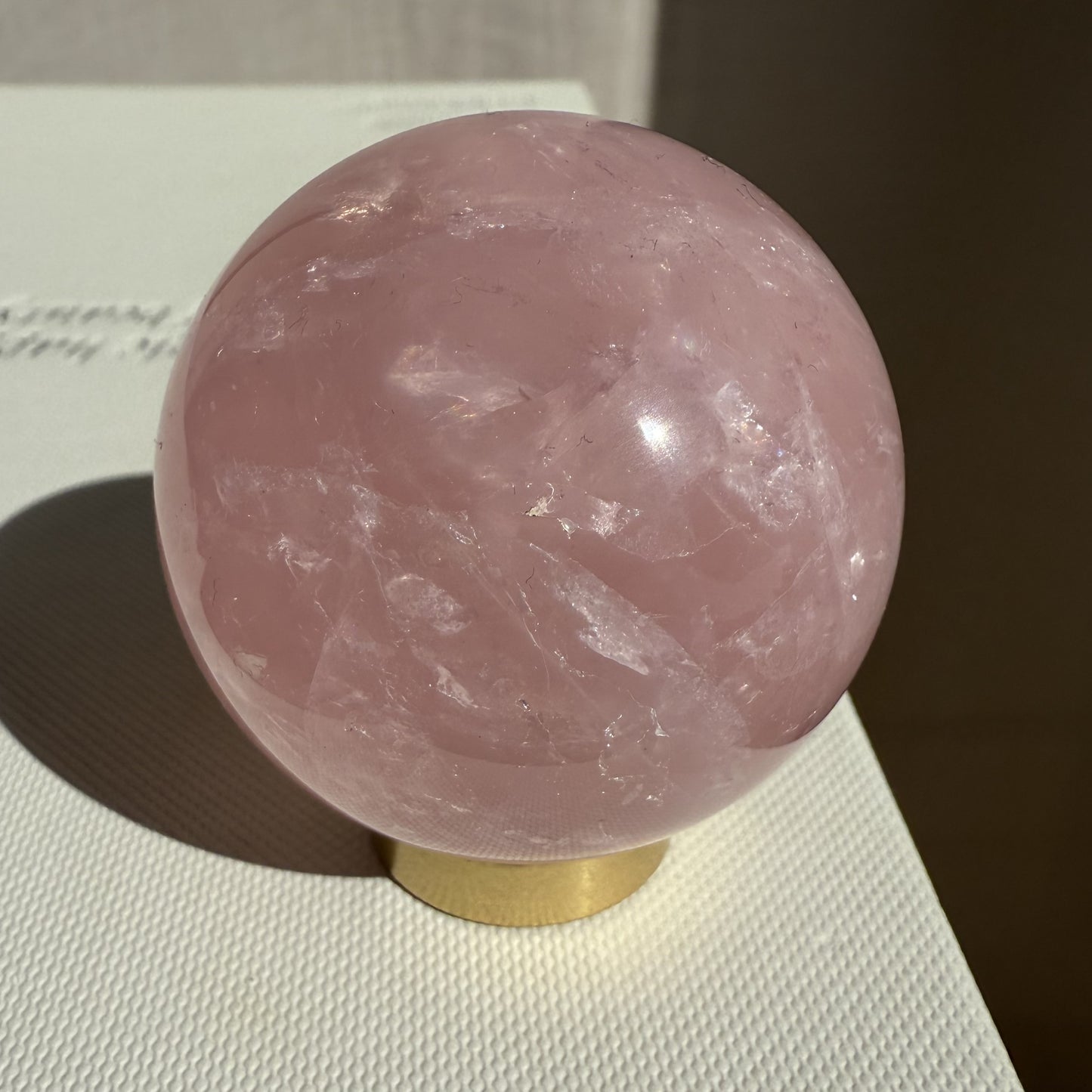 Rose Quartz Sphere 002
