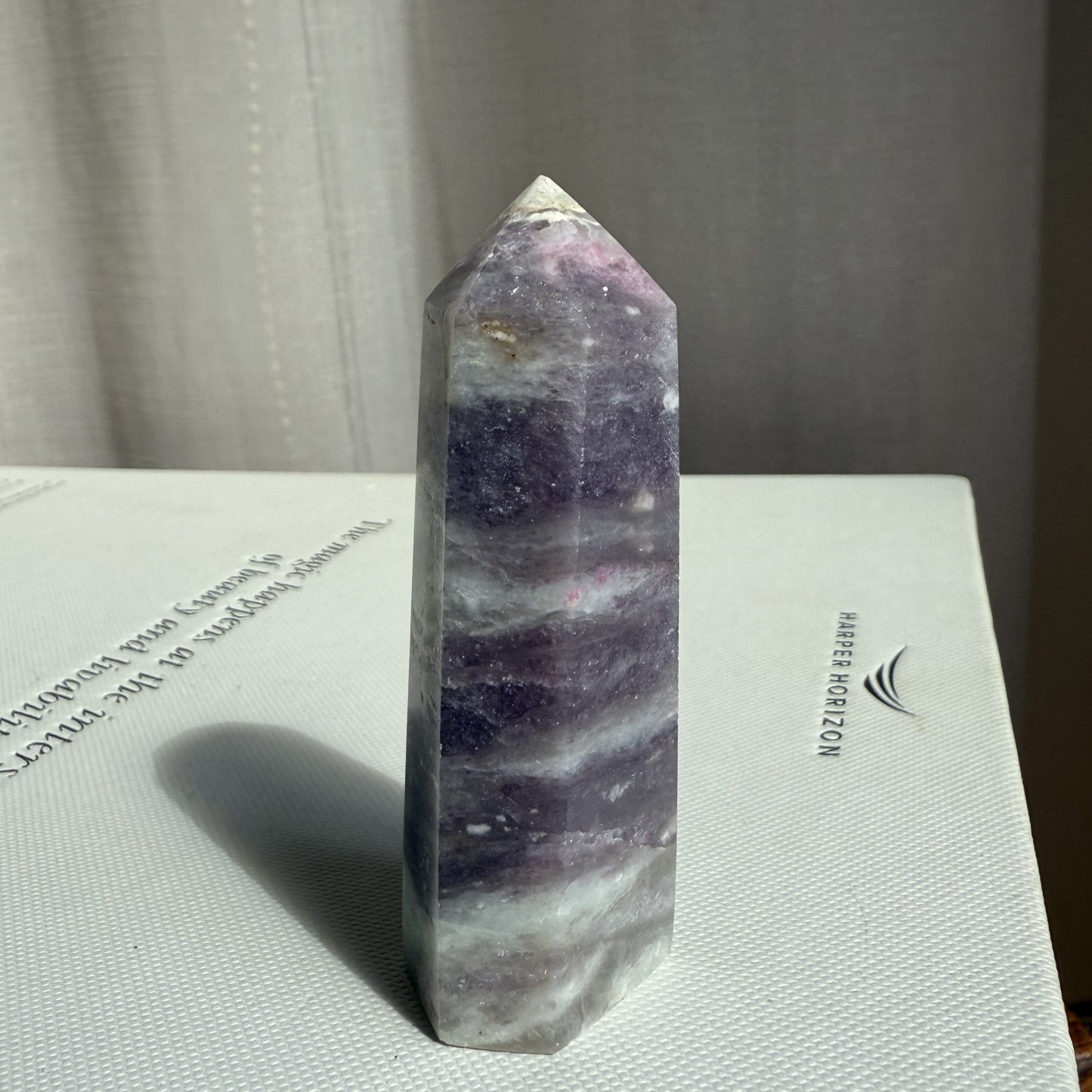 Plum Tourmaline Tower - 001