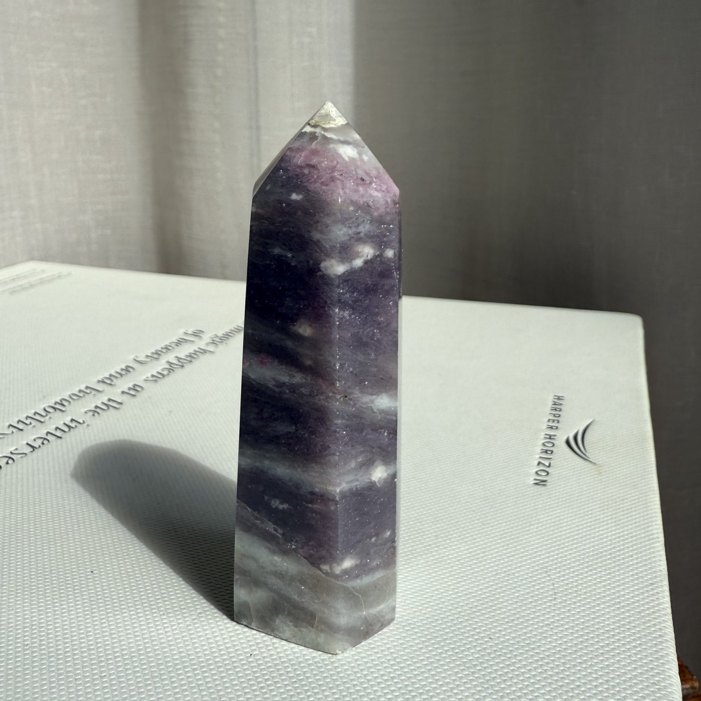 Plum Tourmaline Tower - 001
