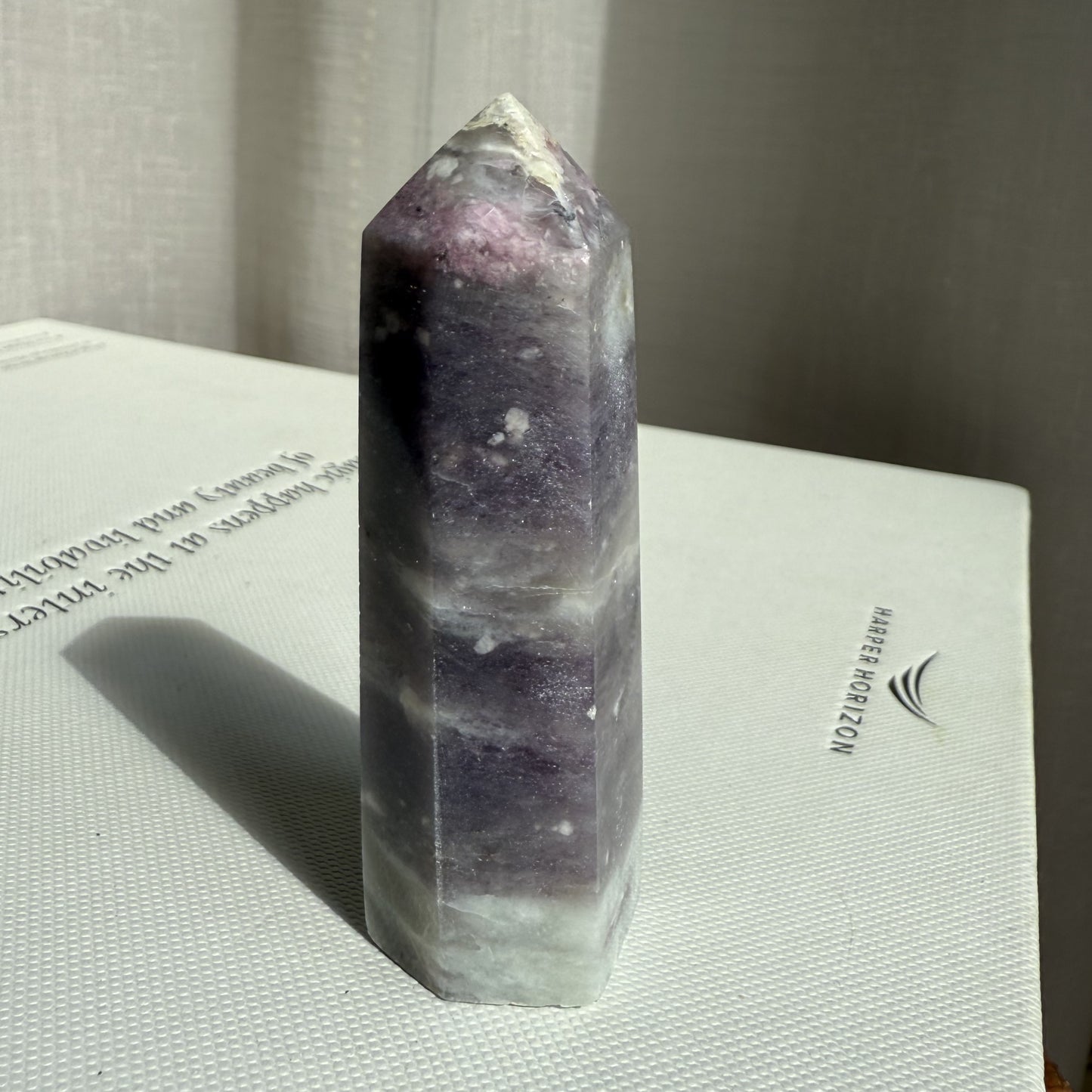 Plum Tourmaline Tower - 001