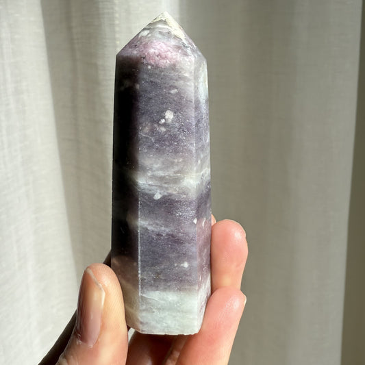 Plum Tourmaline Tower - 001