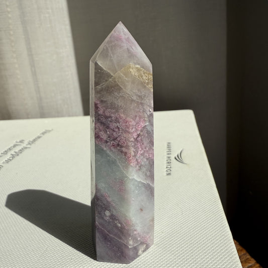 Plum Tourmaline Tower - 002