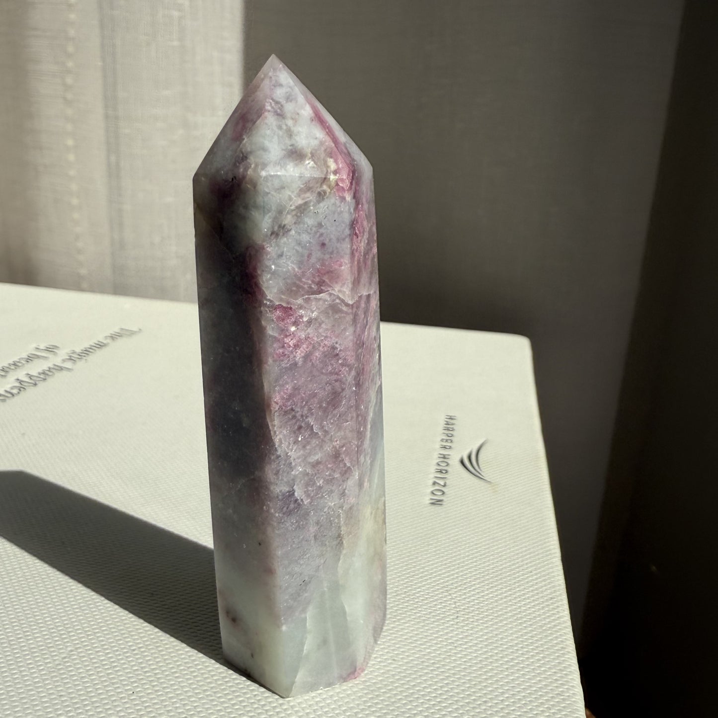 Plum Tourmaline Tower - 002