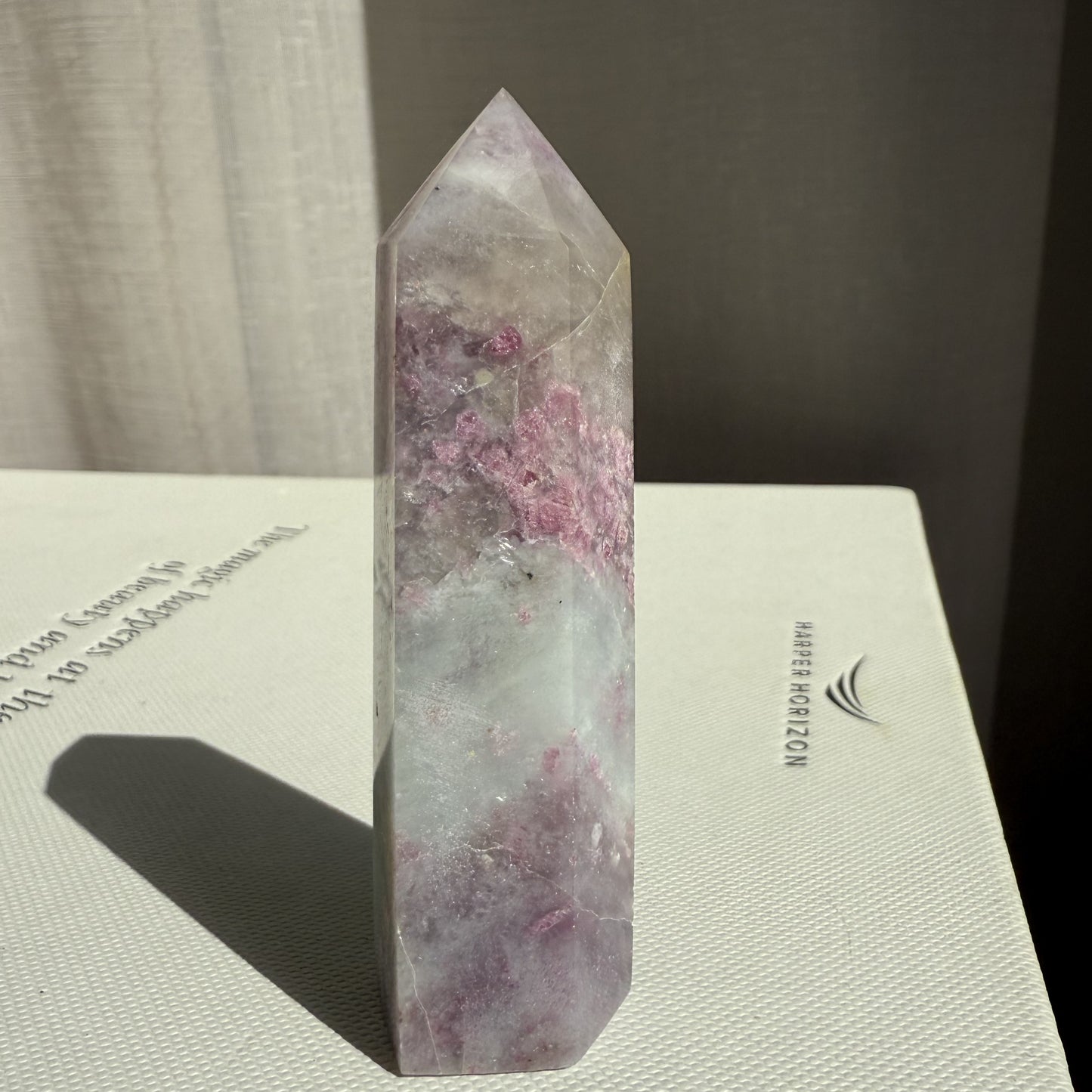 Plum Tourmaline Tower - 002