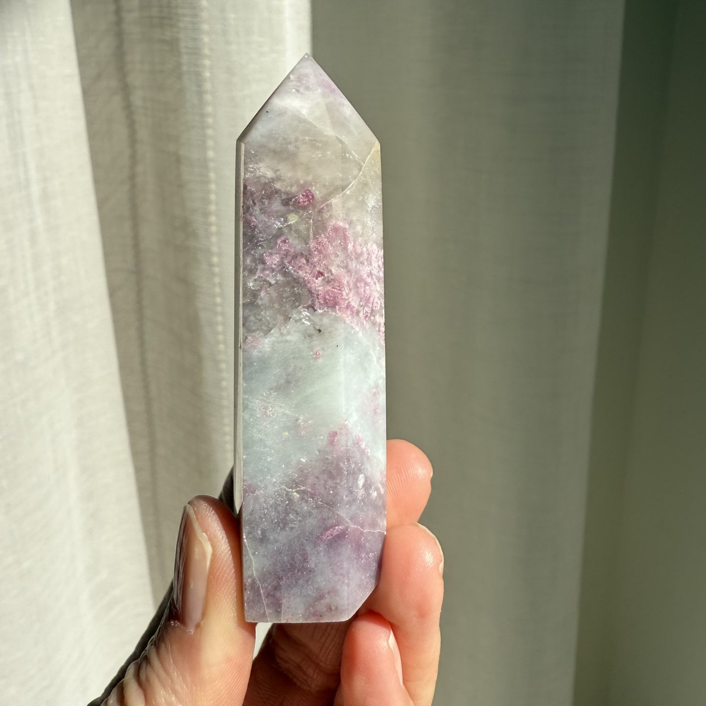 Plum Tourmaline Tower - 002
