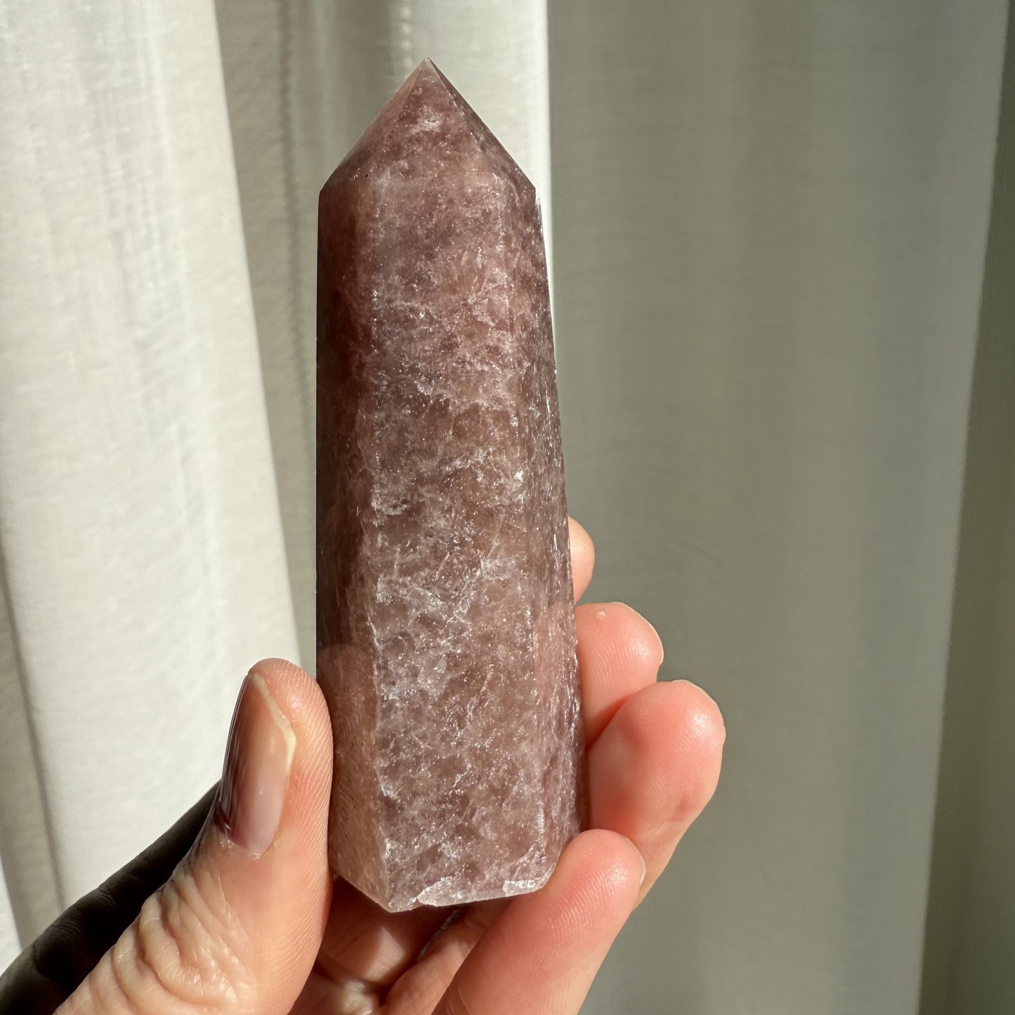 Strawberry Quartz Tower - 001