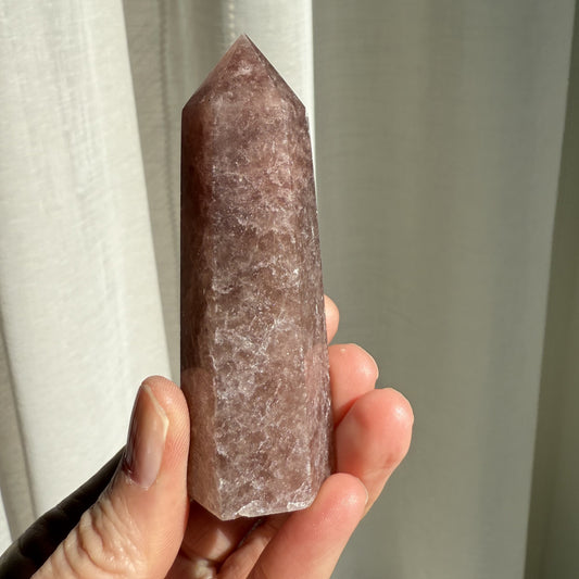 Strawberry Quartz Tower - 001
