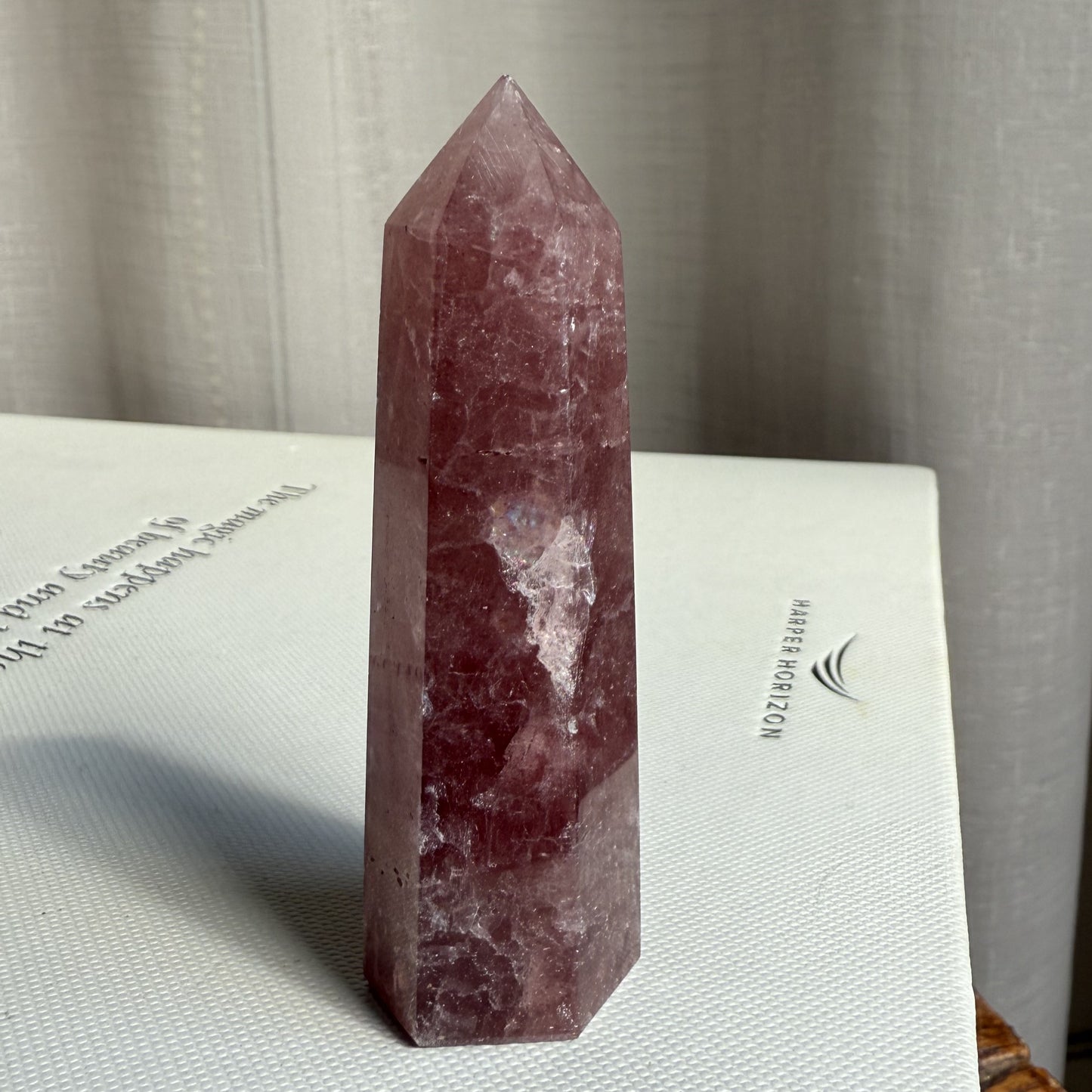 Strawberry Quartz Tower - 002