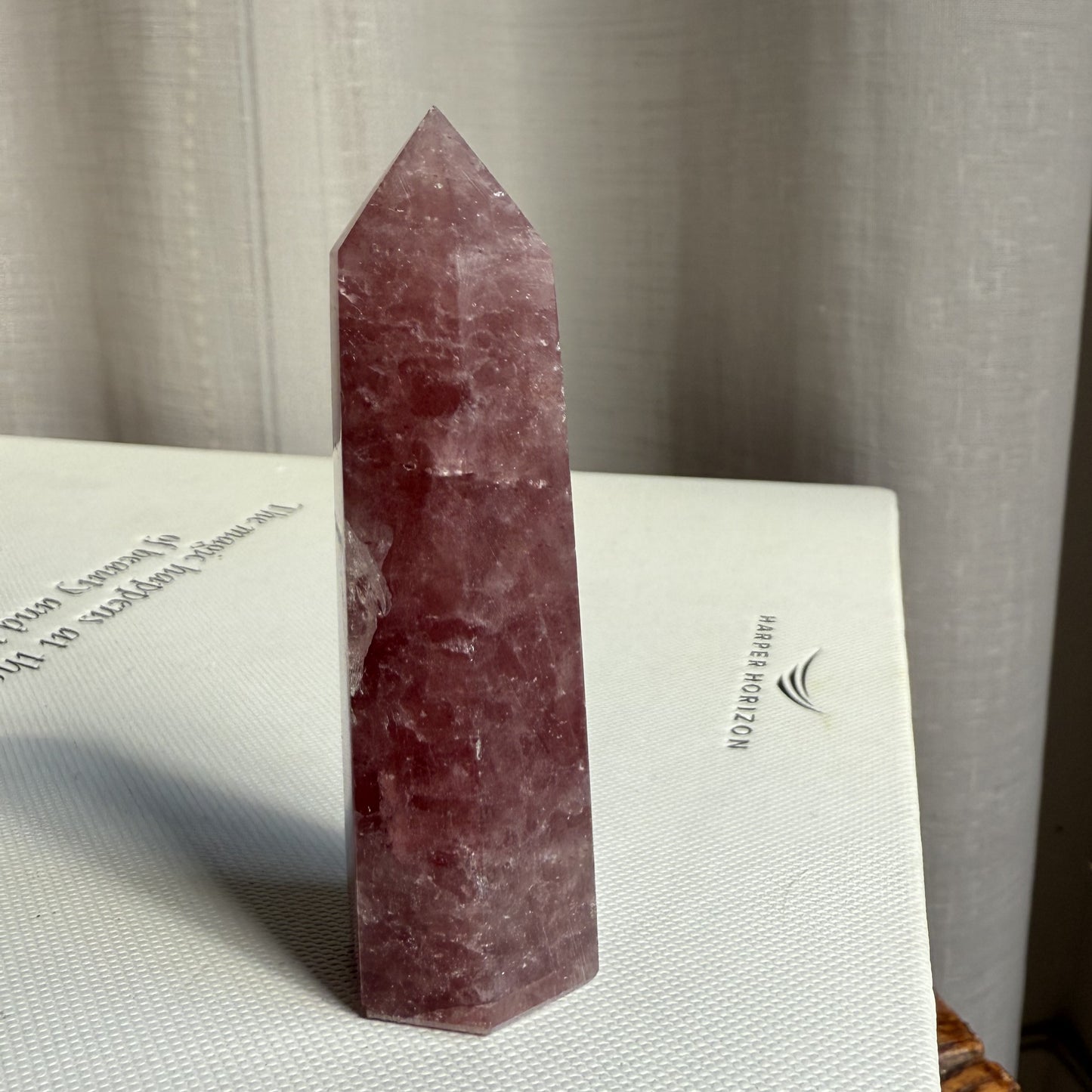 Strawberry Quartz Tower - 002