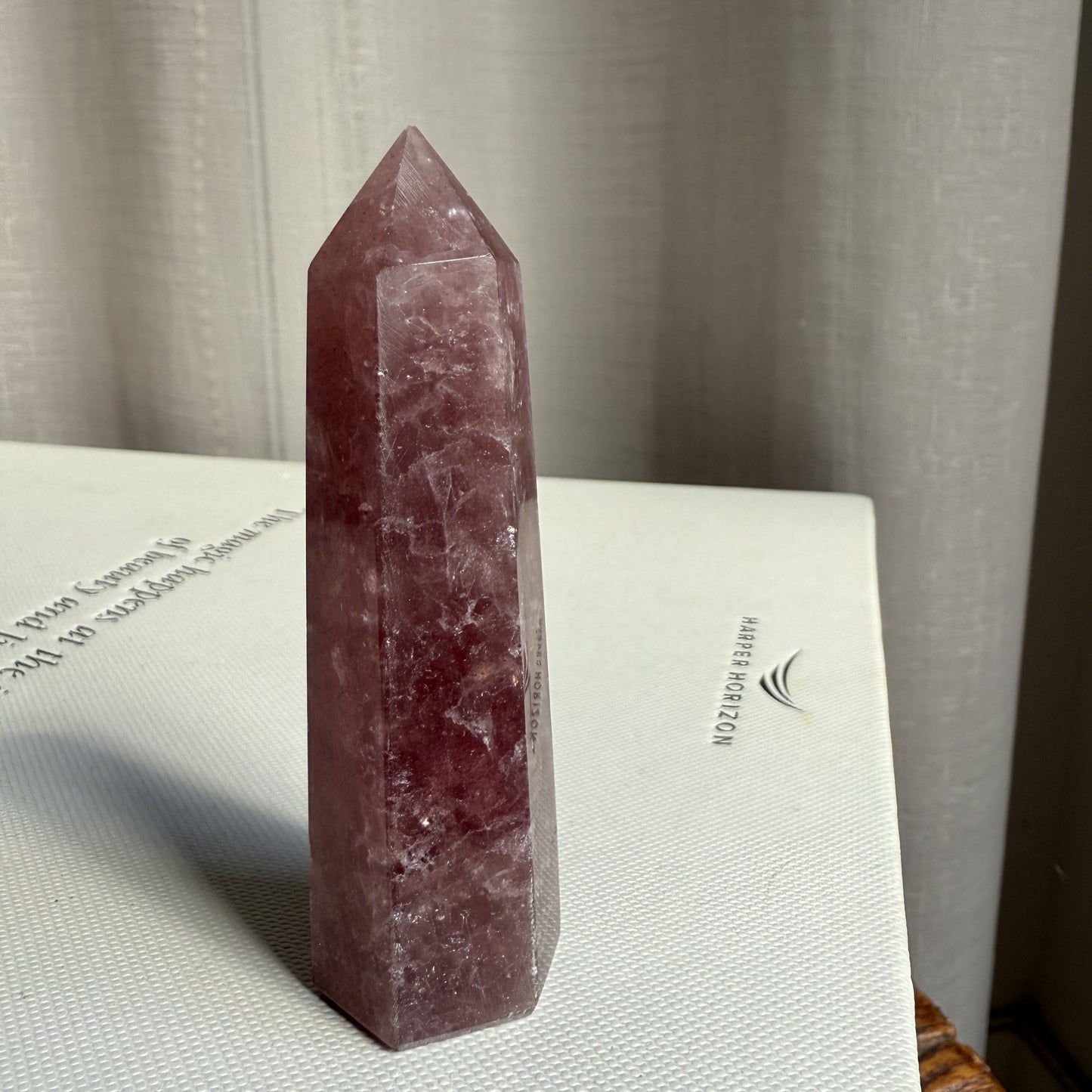 Strawberry Quartz Tower - 002