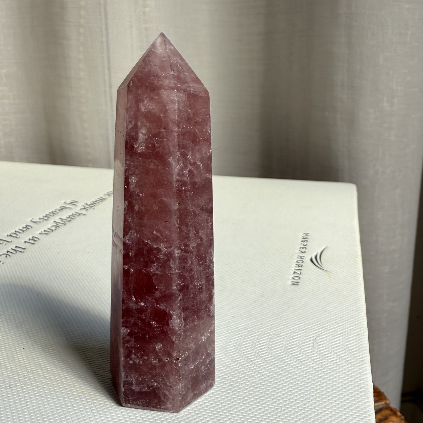 Strawberry Quartz Tower - 002
