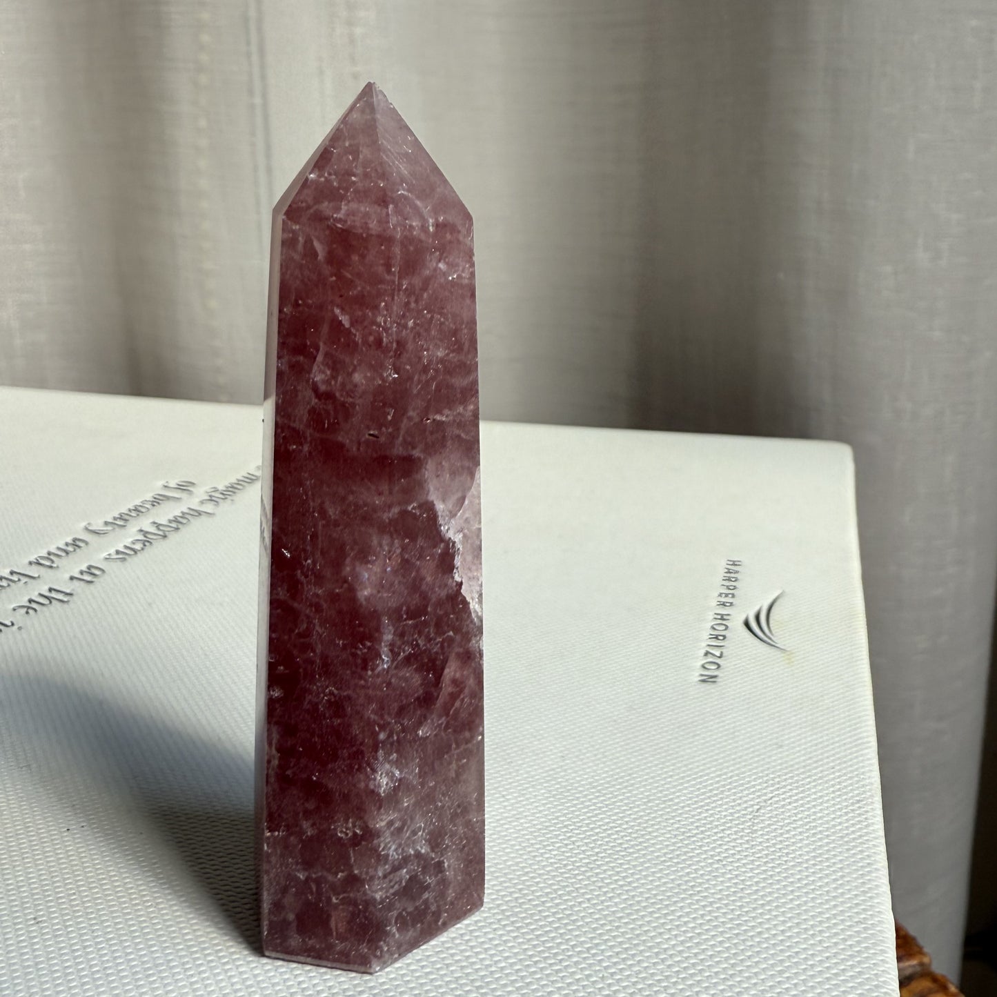 Strawberry Quartz Tower - 002