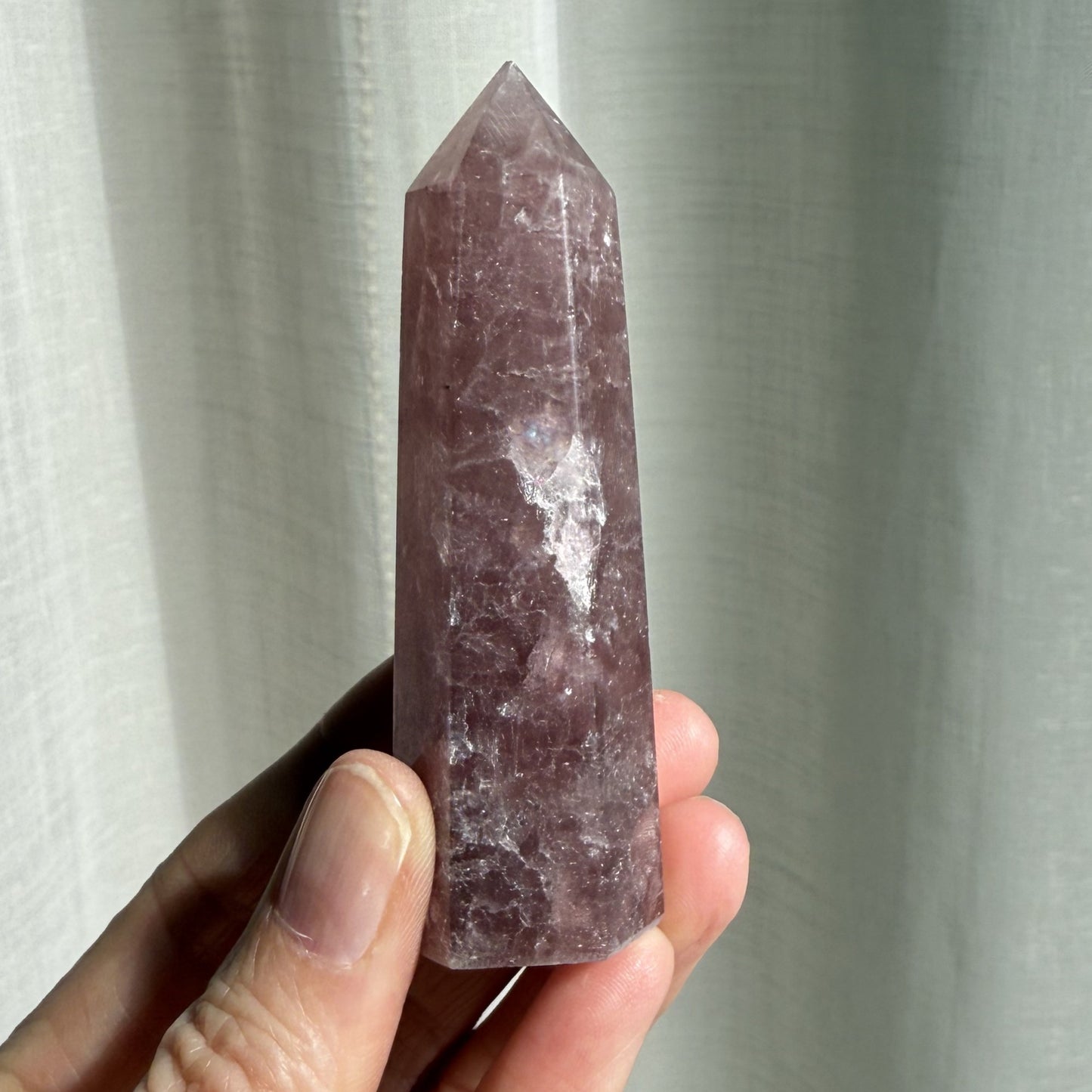 Strawberry Quartz Tower - 002