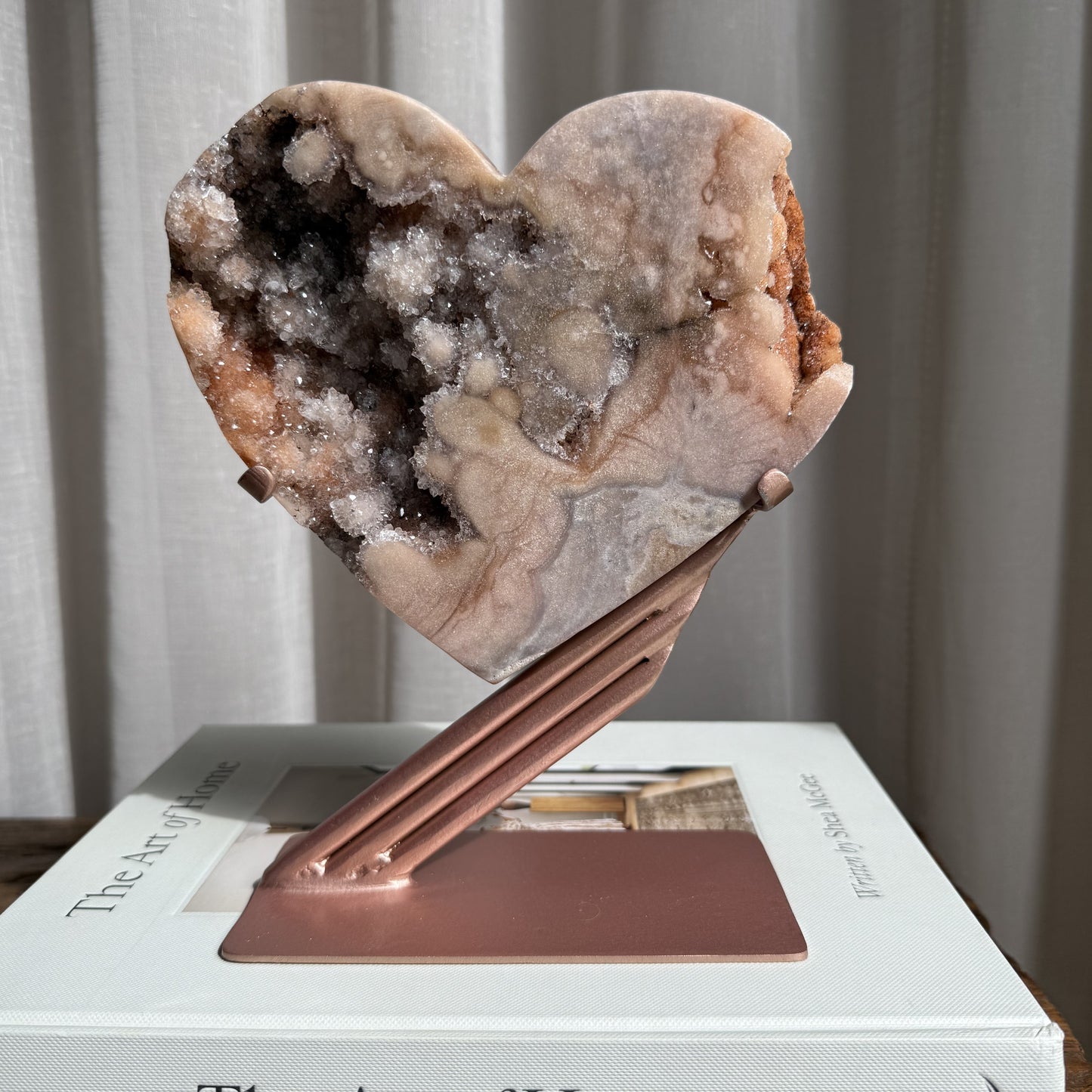 Pink Amethyst Heart