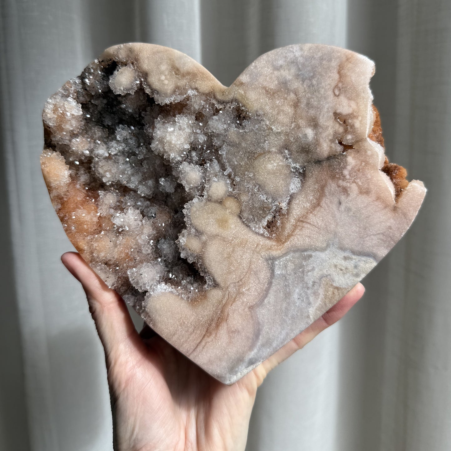 Pink Amethyst Heart