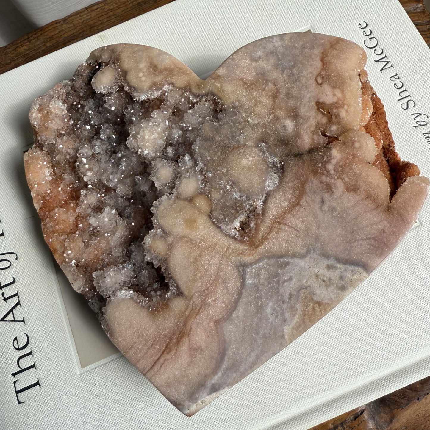 Pink Amethyst Heart