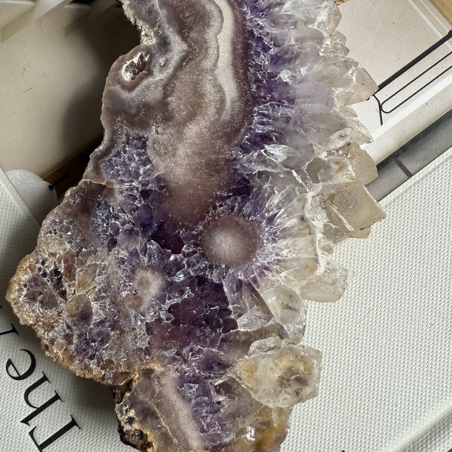 Pink Amethyst Slice