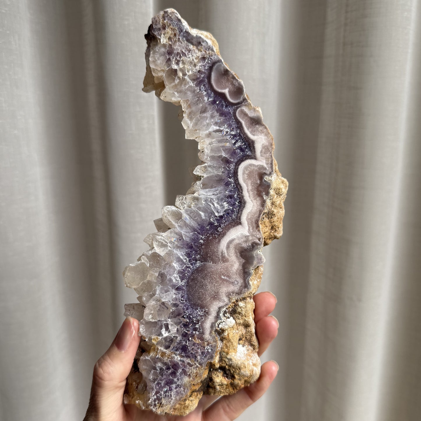 Pink Amethyst Slice