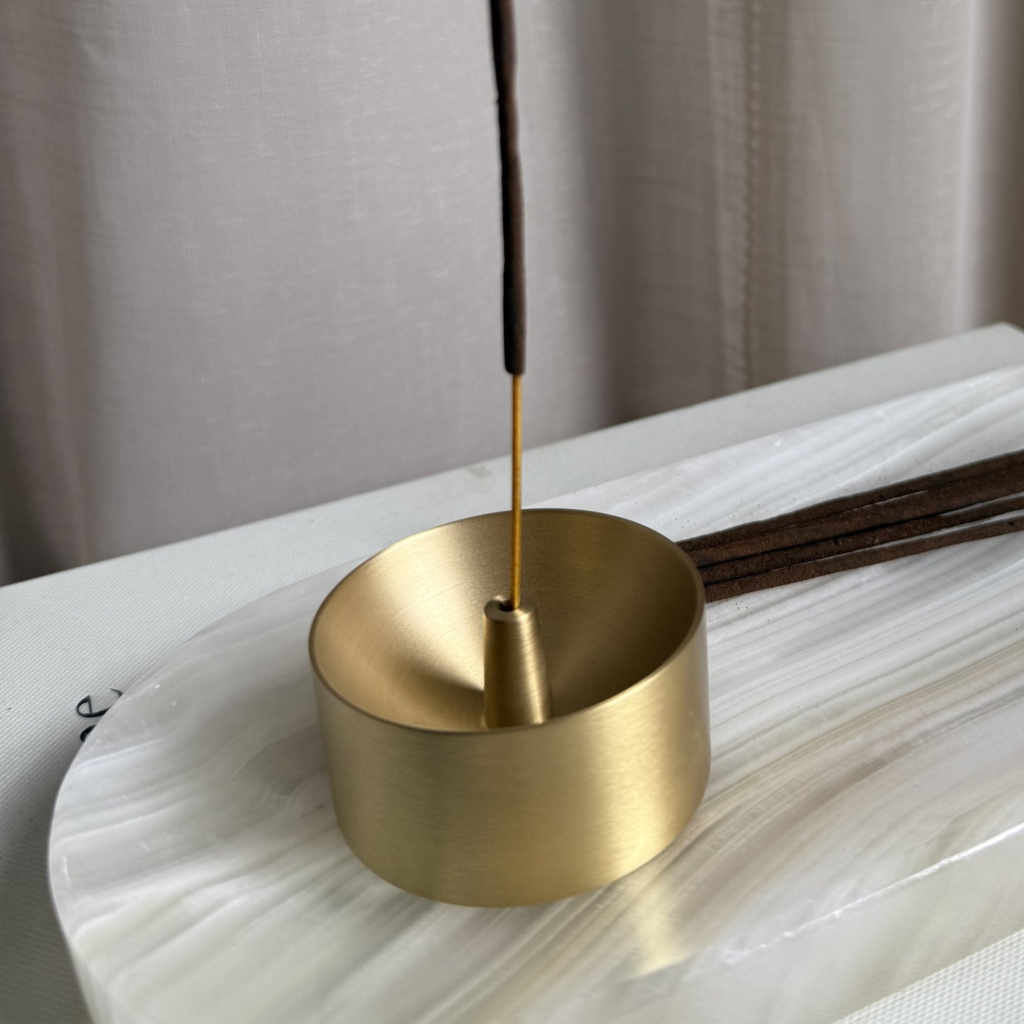 Soho Brass Incense Holder