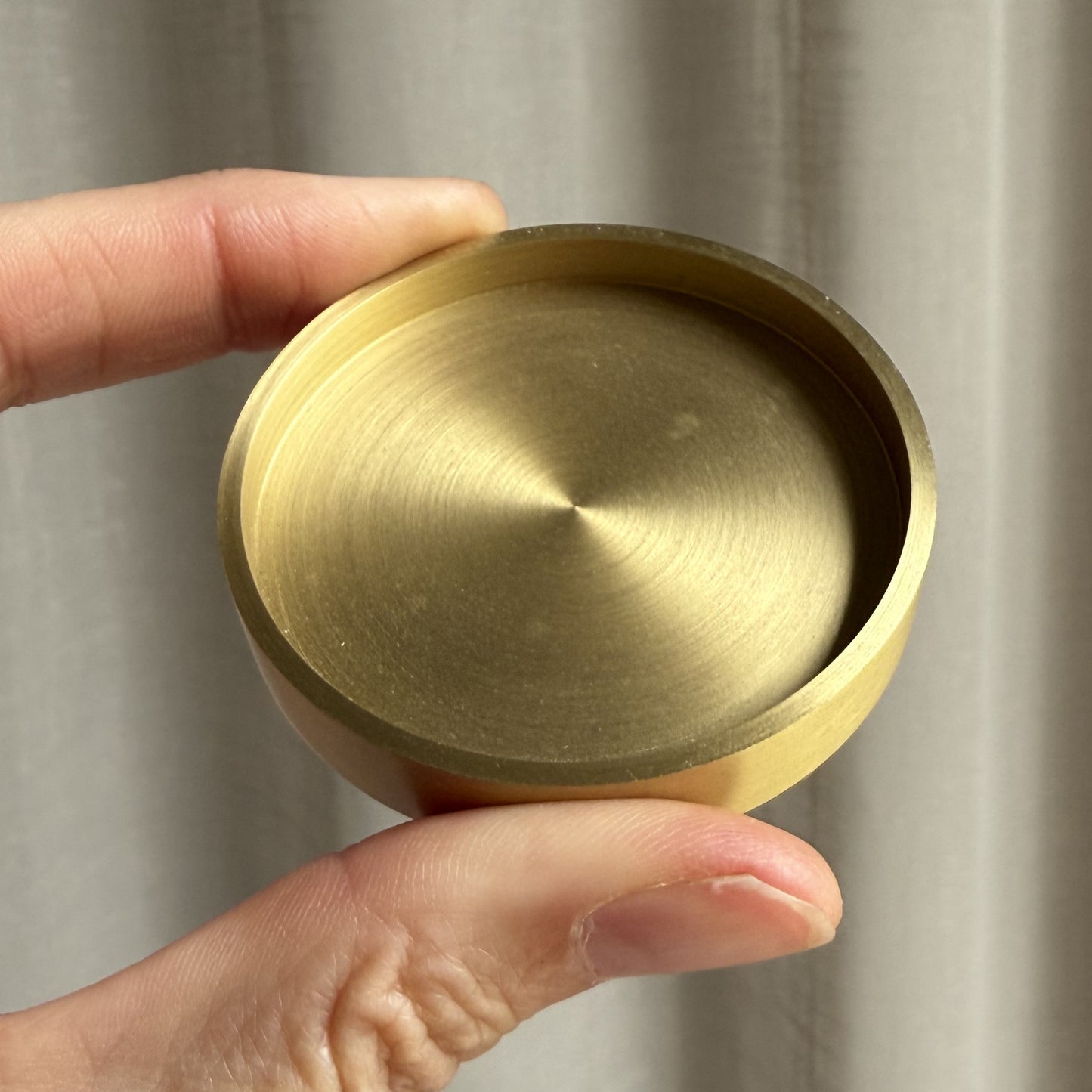 Brass Candle Plate