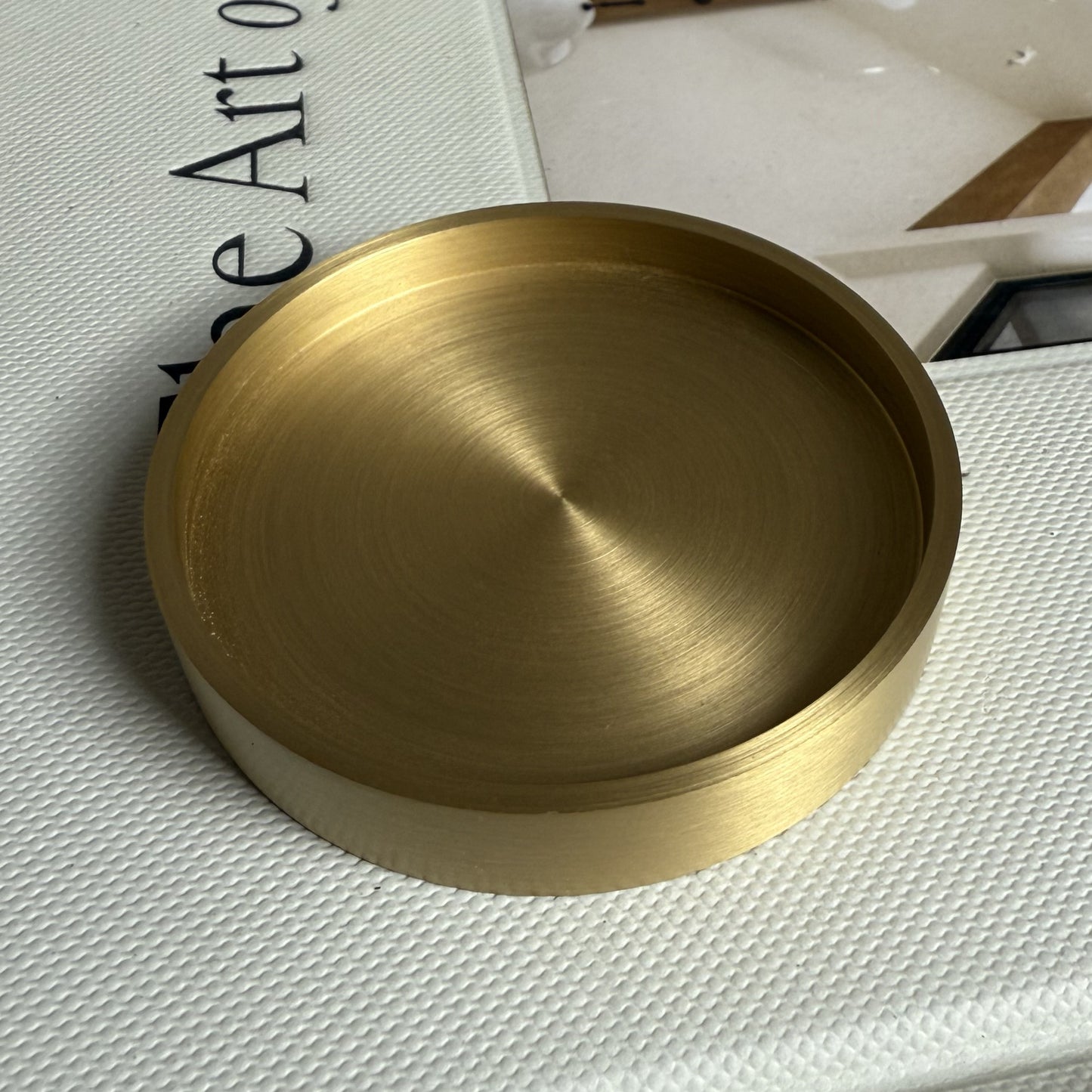 Brass Candle Plate