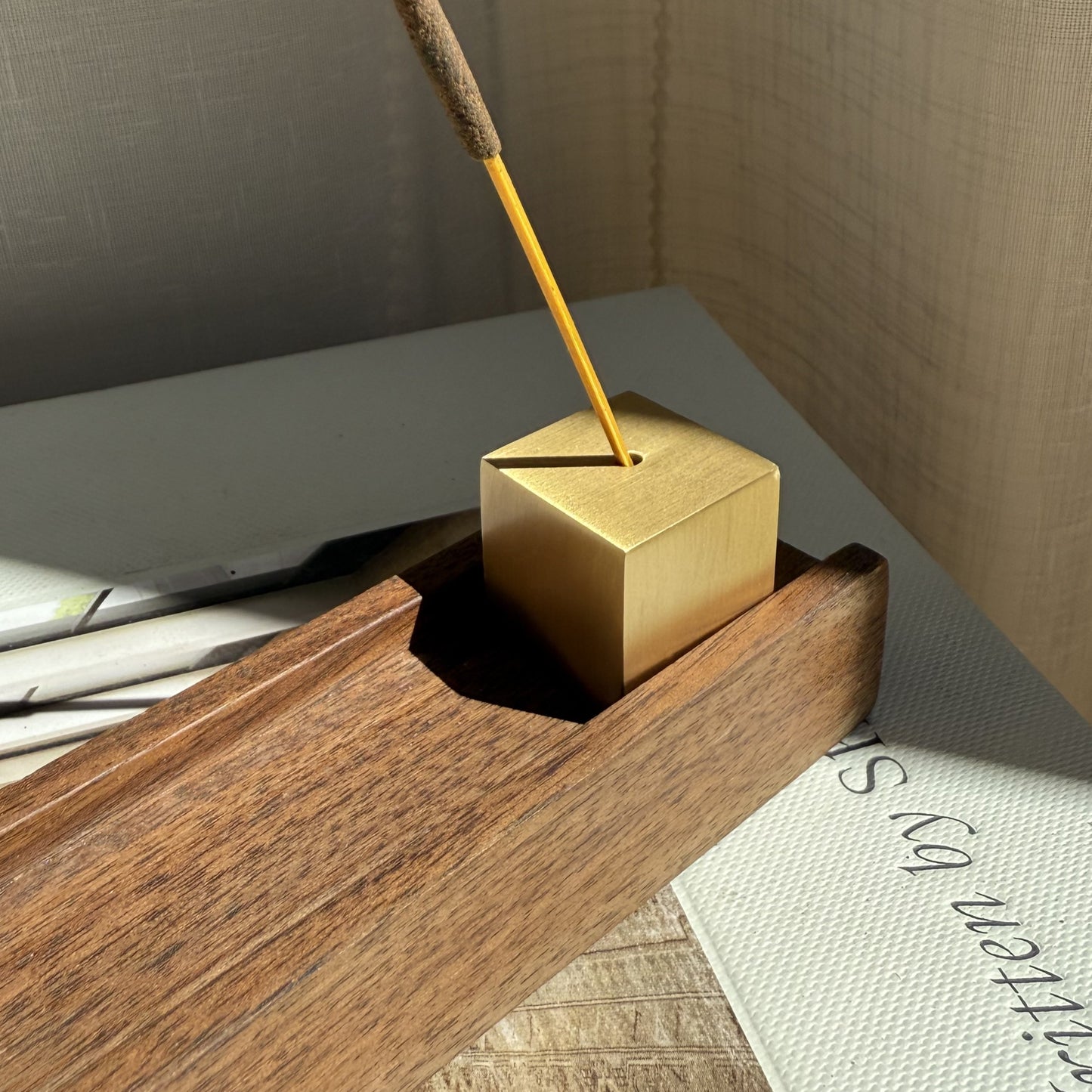 Breanna Timber Incense holder