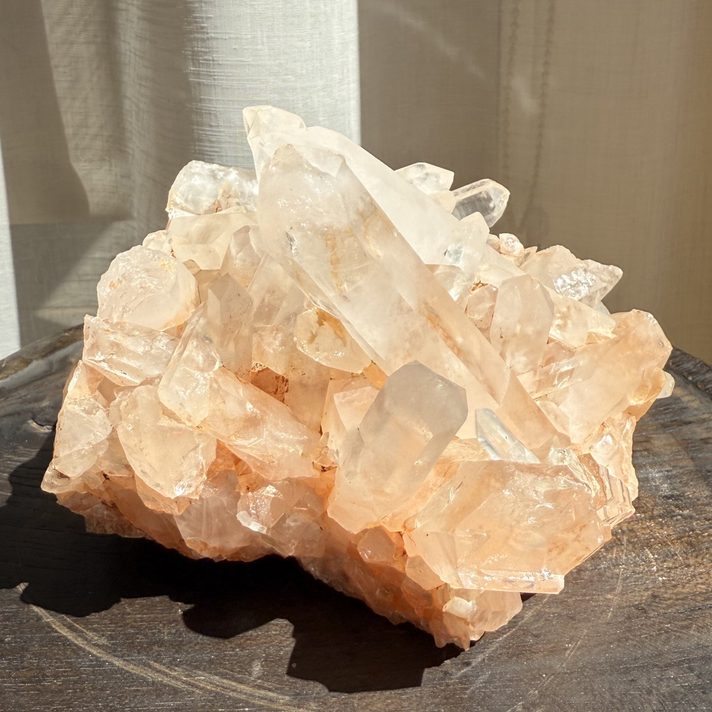Pink Madagascar Quartz Cluster