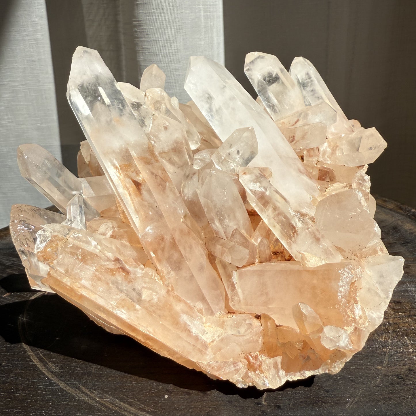 Pink Madagascar Quartz Cluster