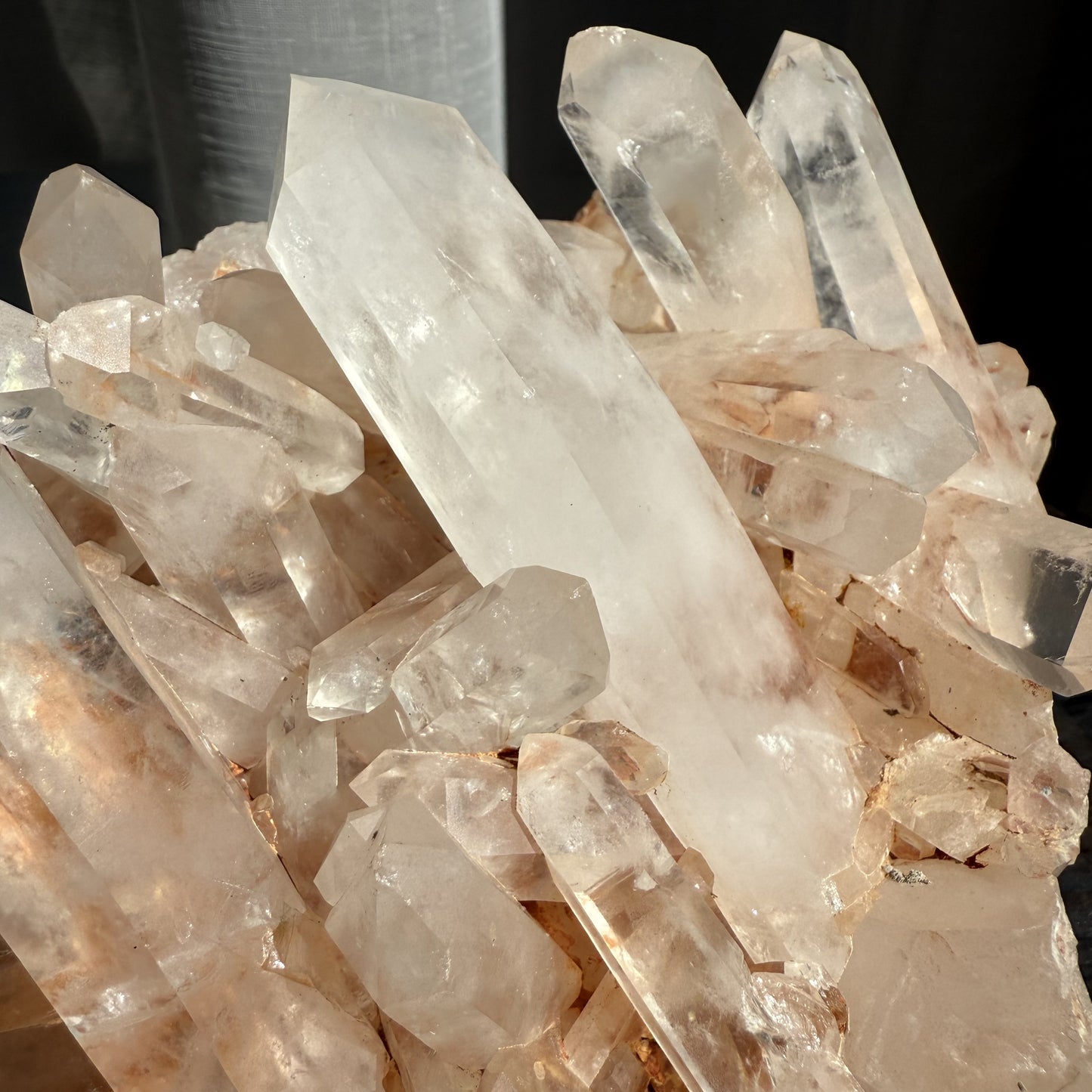 Pink Madagascar Quartz Cluster