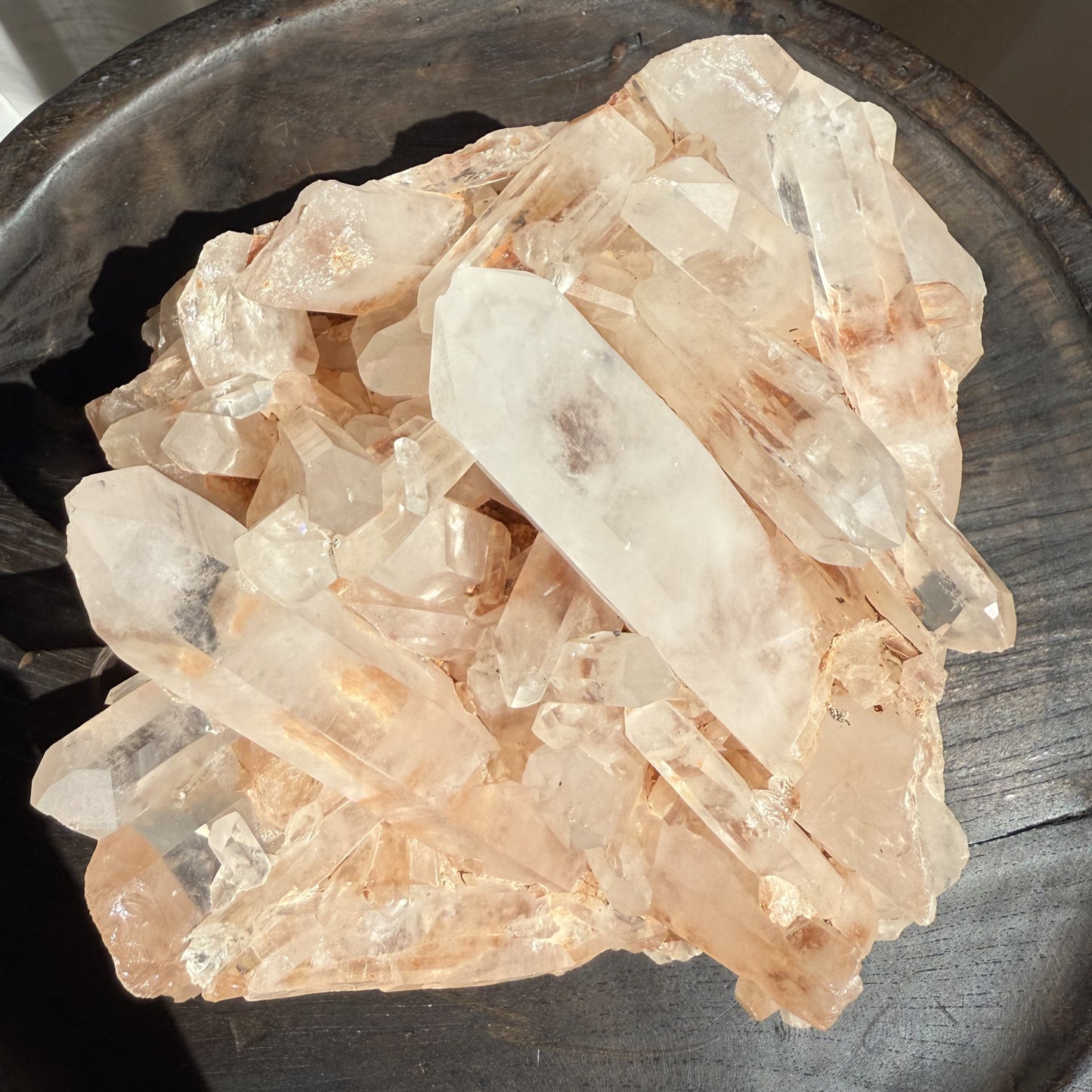 Pink Madagascar Quartz Cluster
