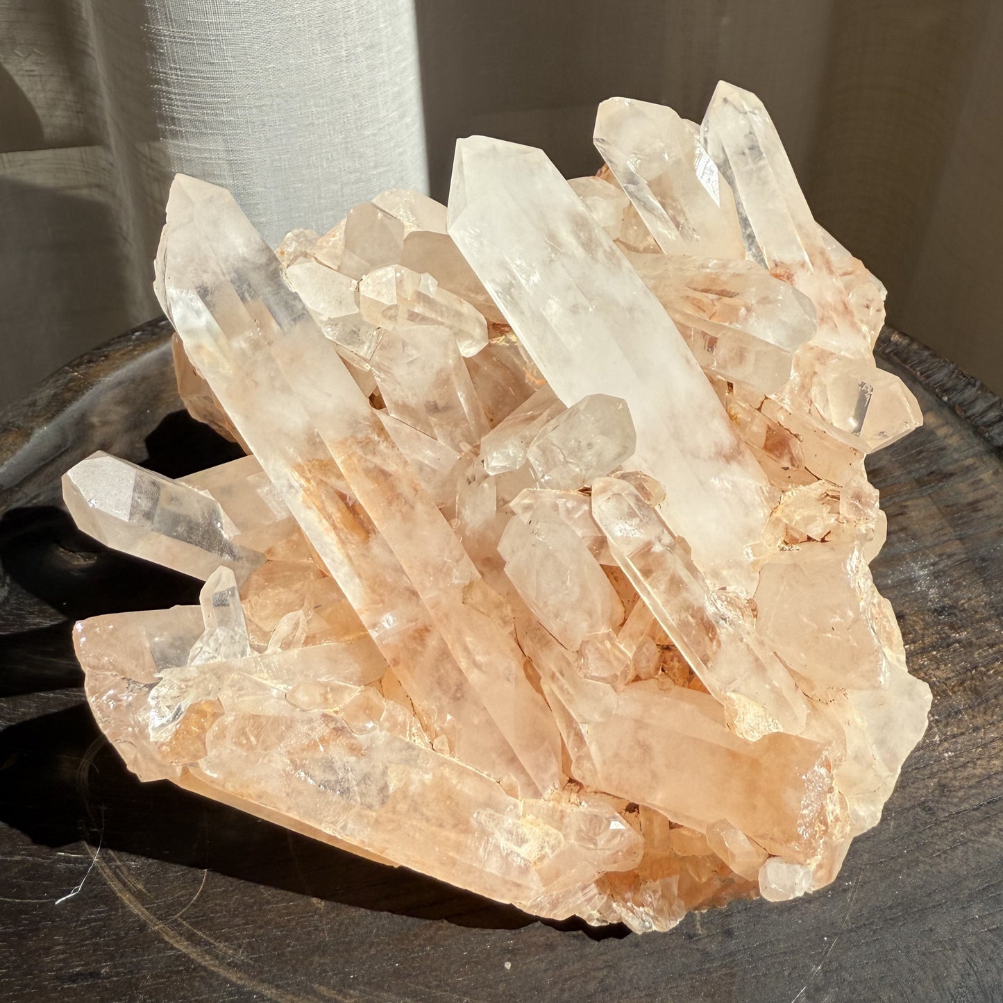 Pink Madagascar Quartz Cluster