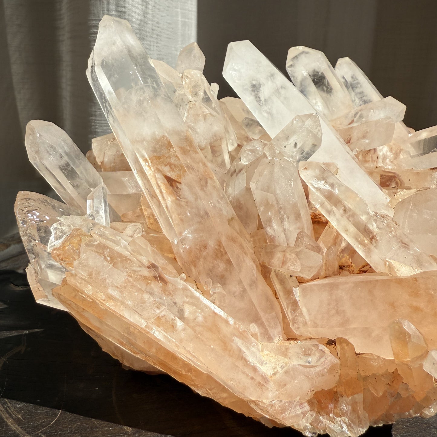 Pink Madagascar Quartz Cluster