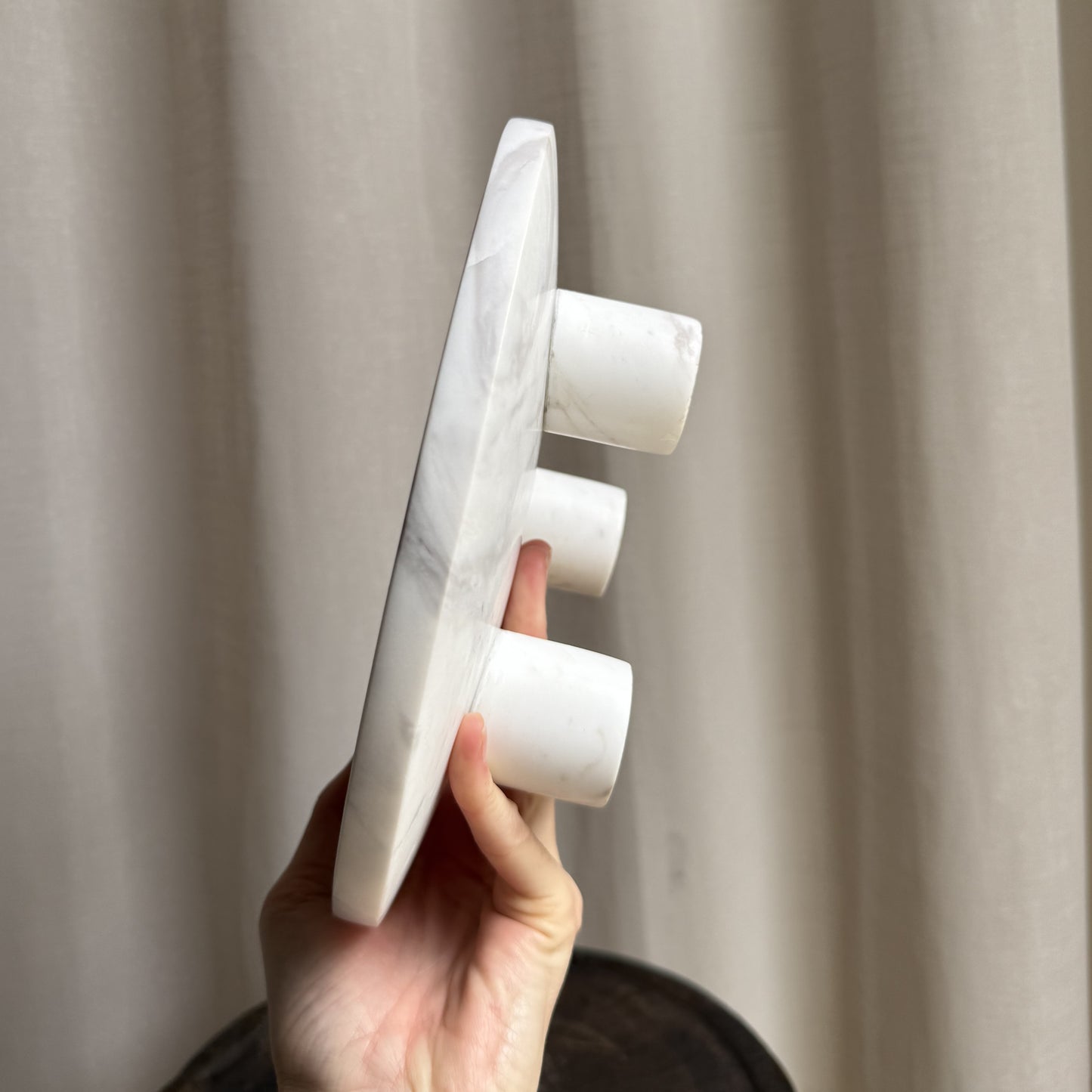 Volakas Marble Pedestal Bowl