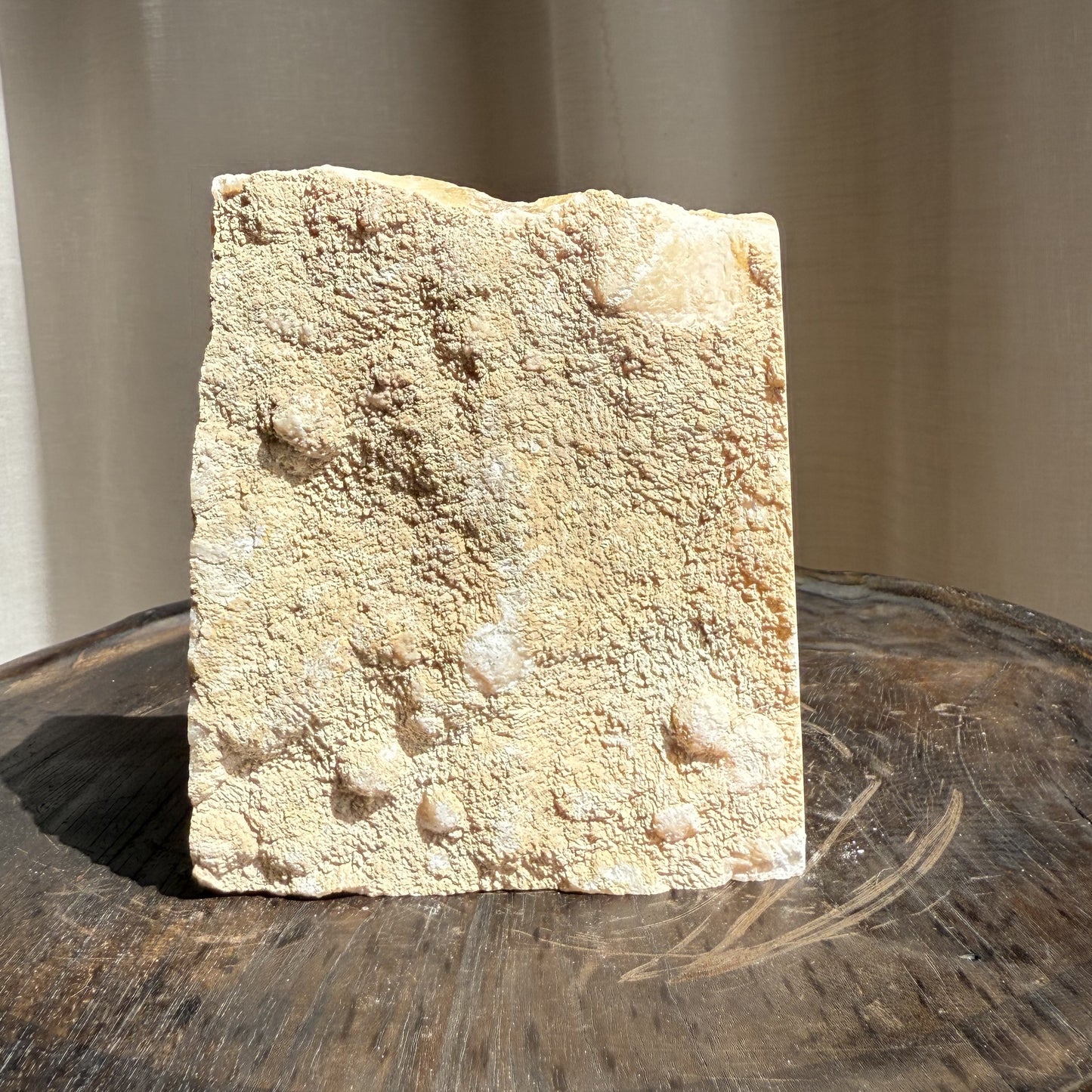 Orange Calcite Slice 1