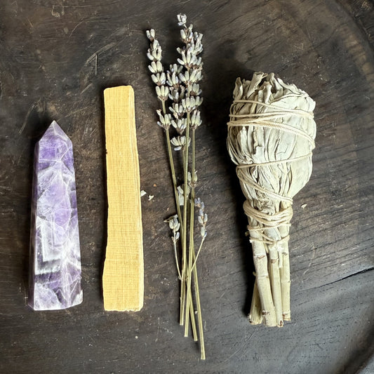 Chevron Amethyst Cleansing Pack