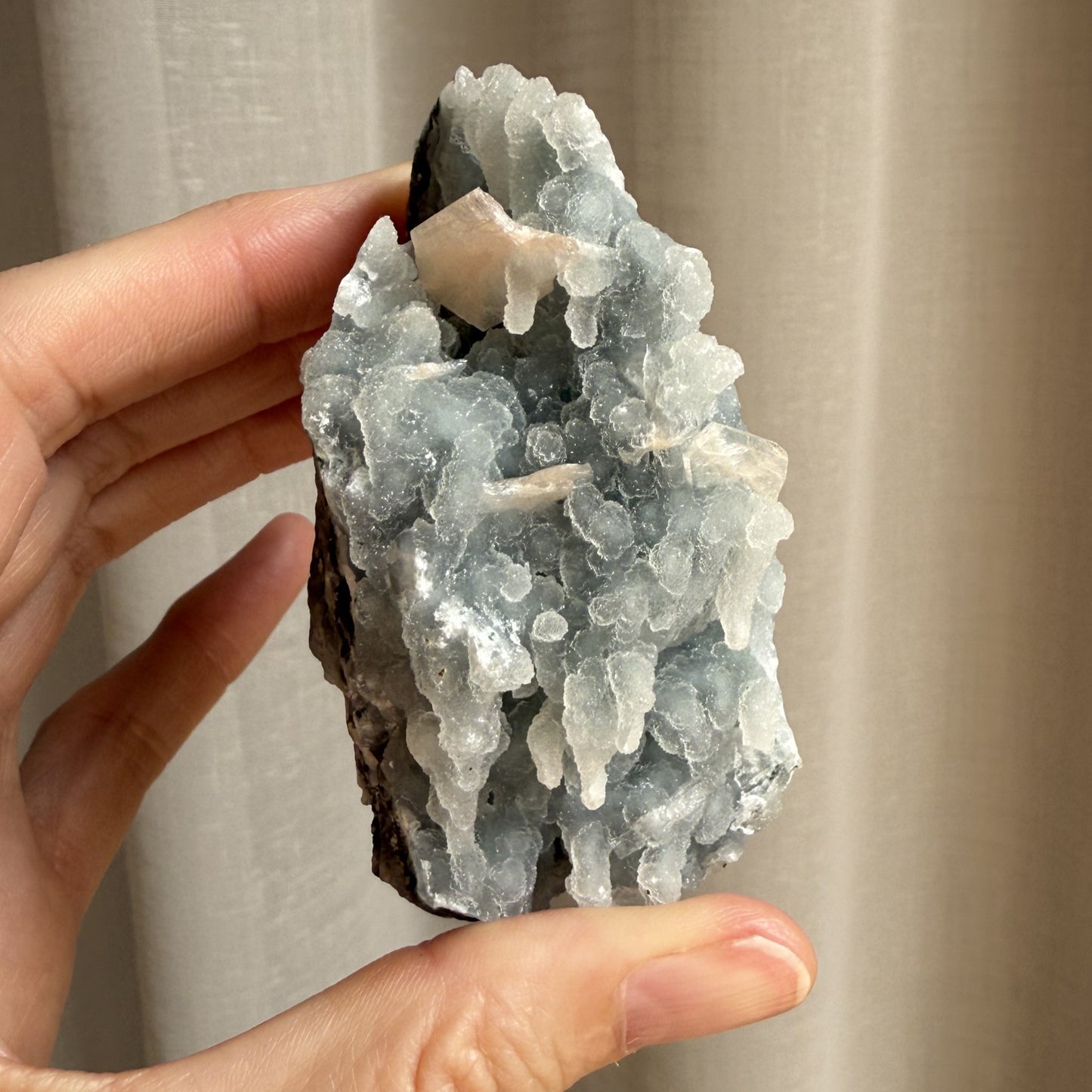 Chalcedony with Stilbite