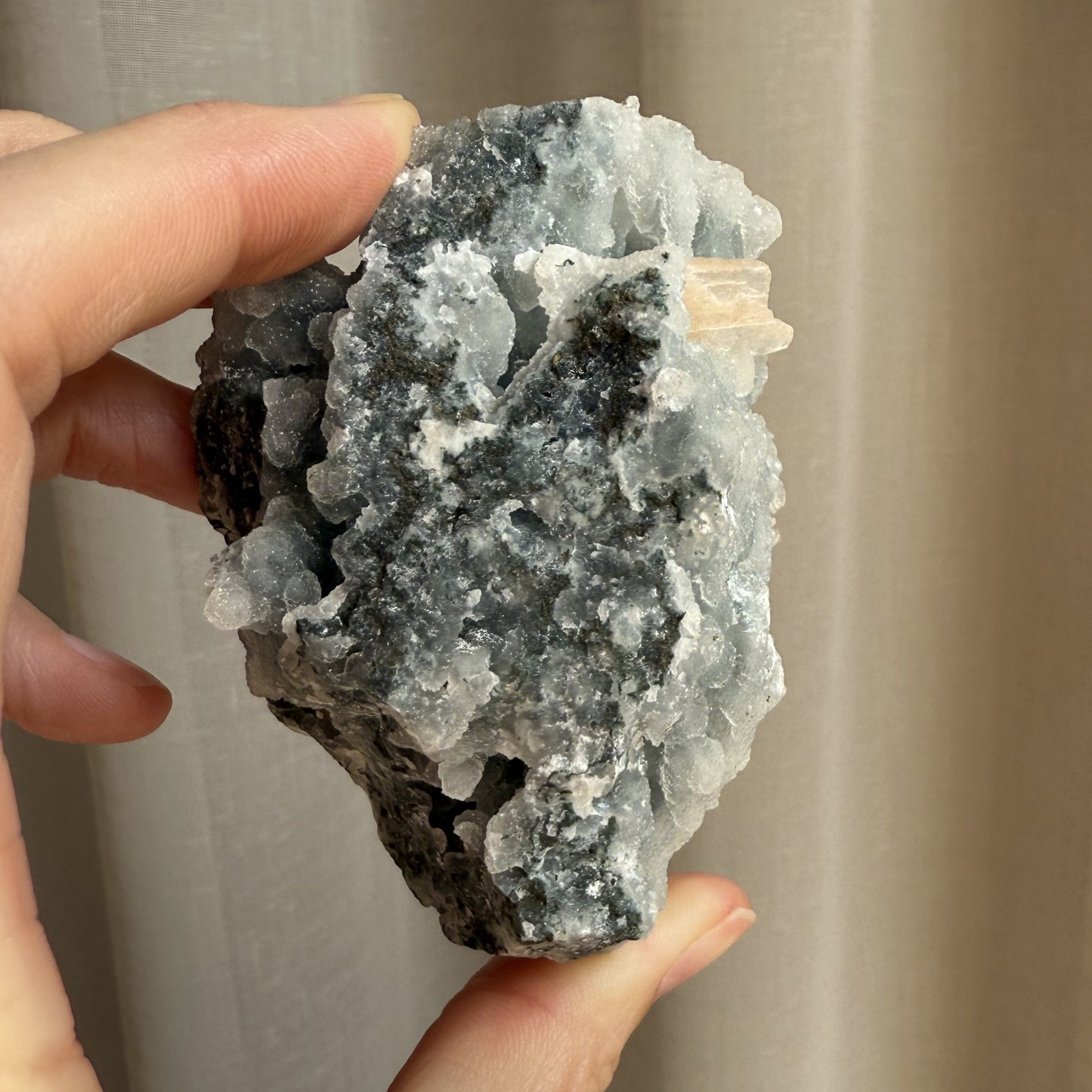 Chalcedony with Stilbite