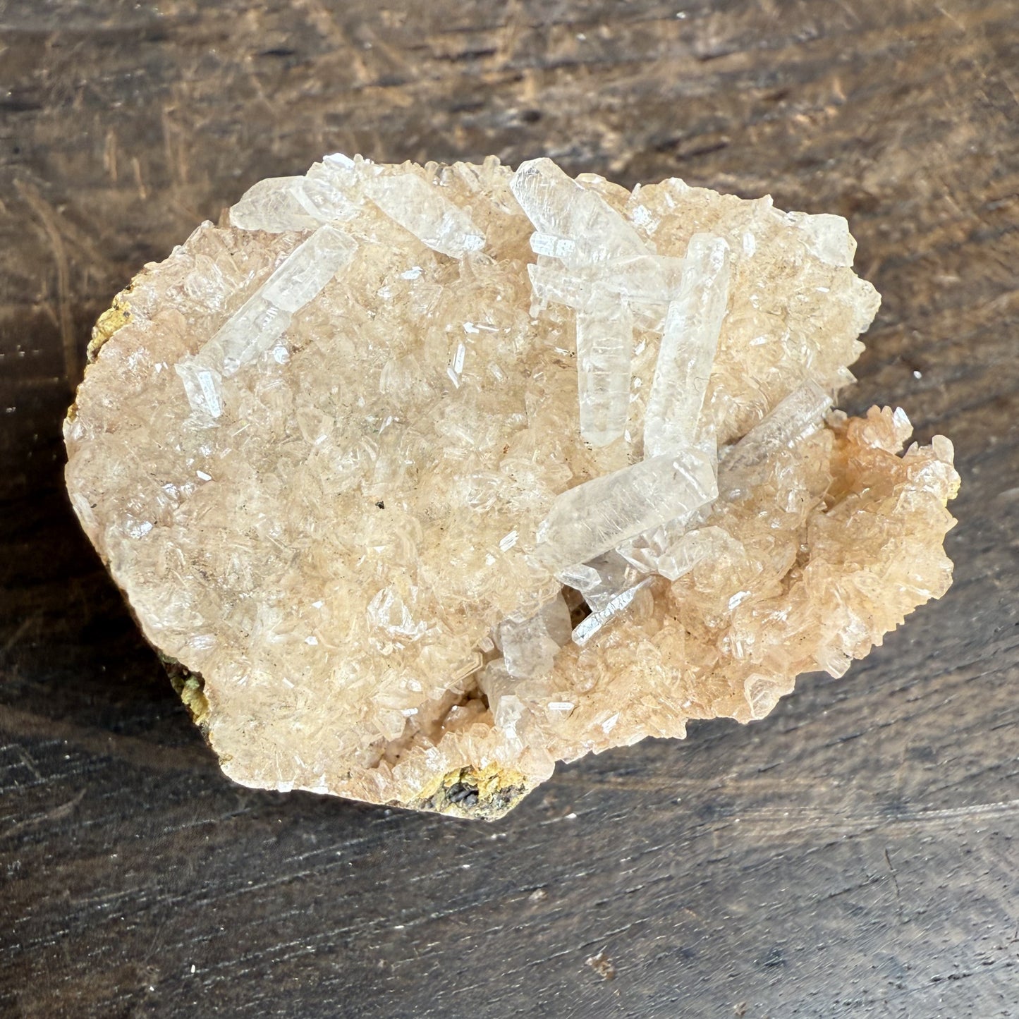Apophyllite on Stilbite