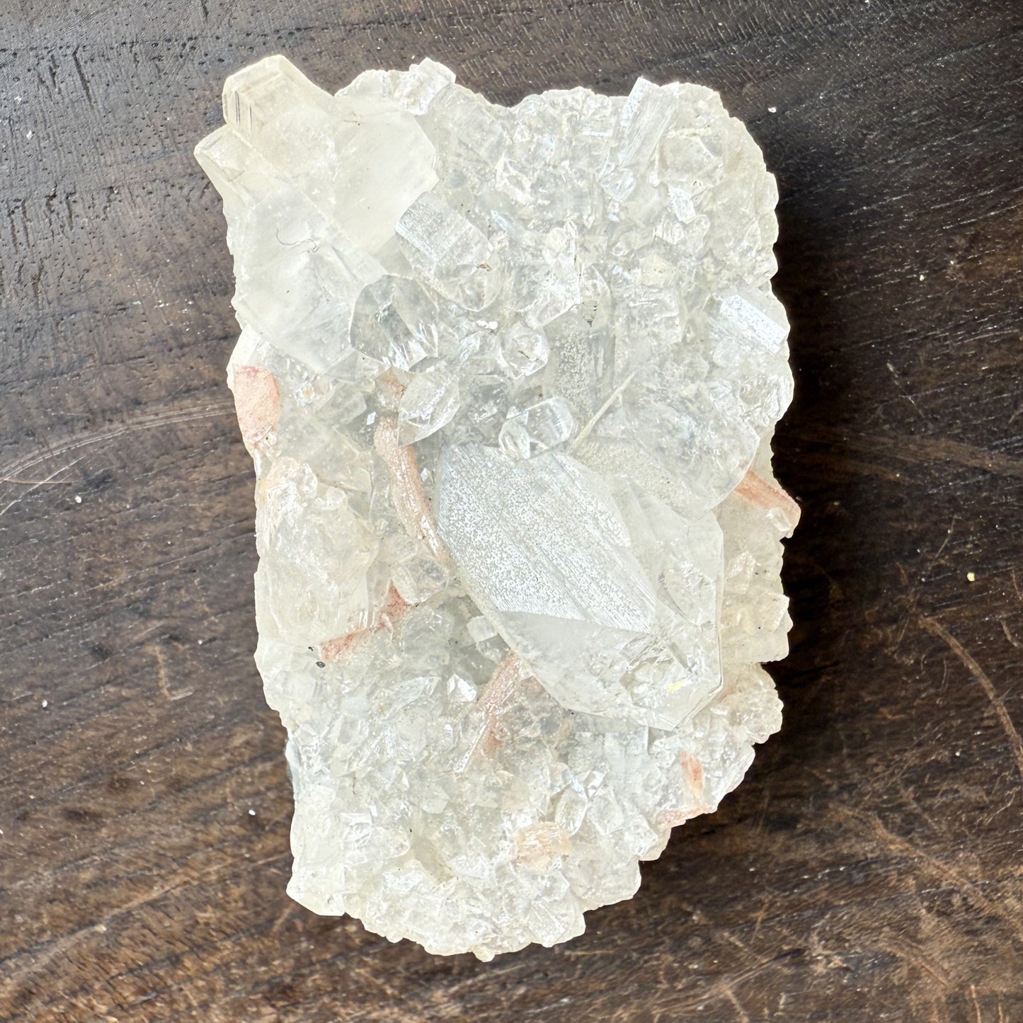 Apophyllite with Stilbite