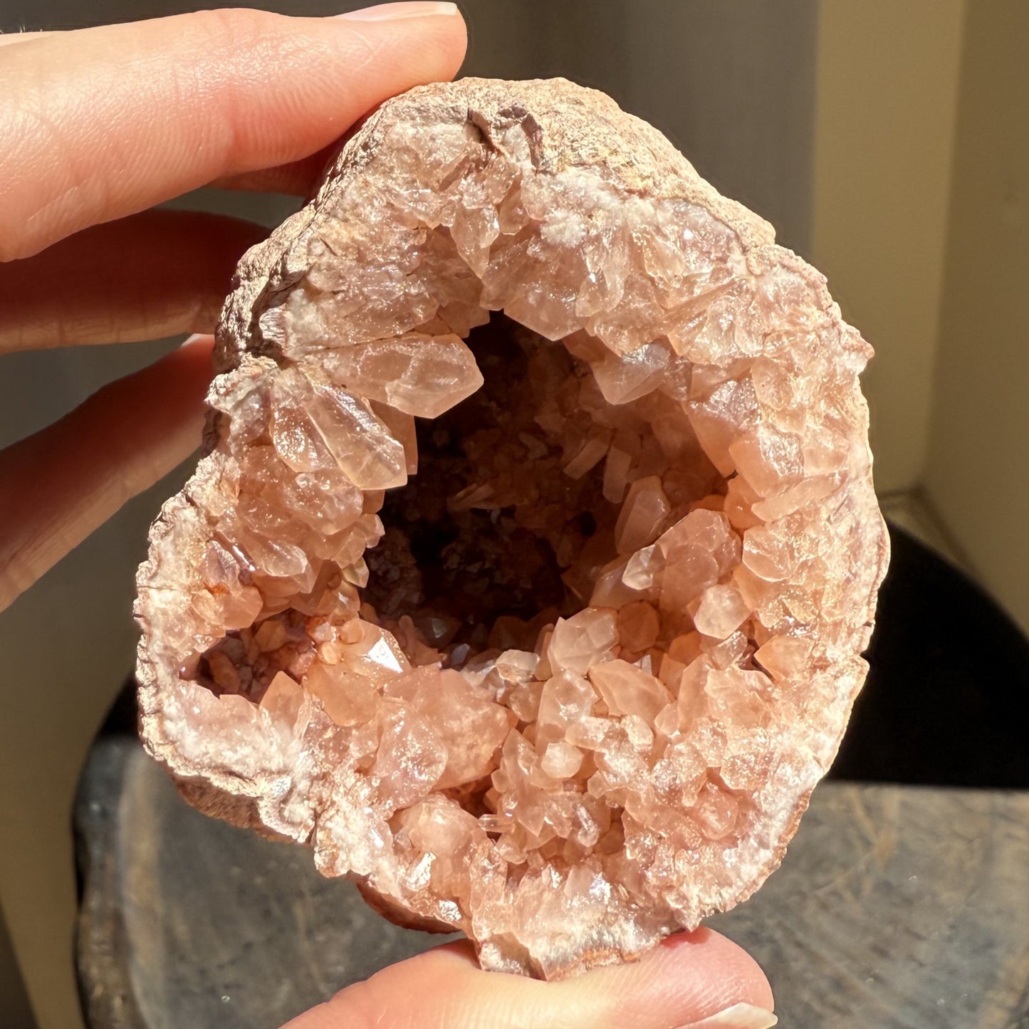 Pink Amethyst Geode 010