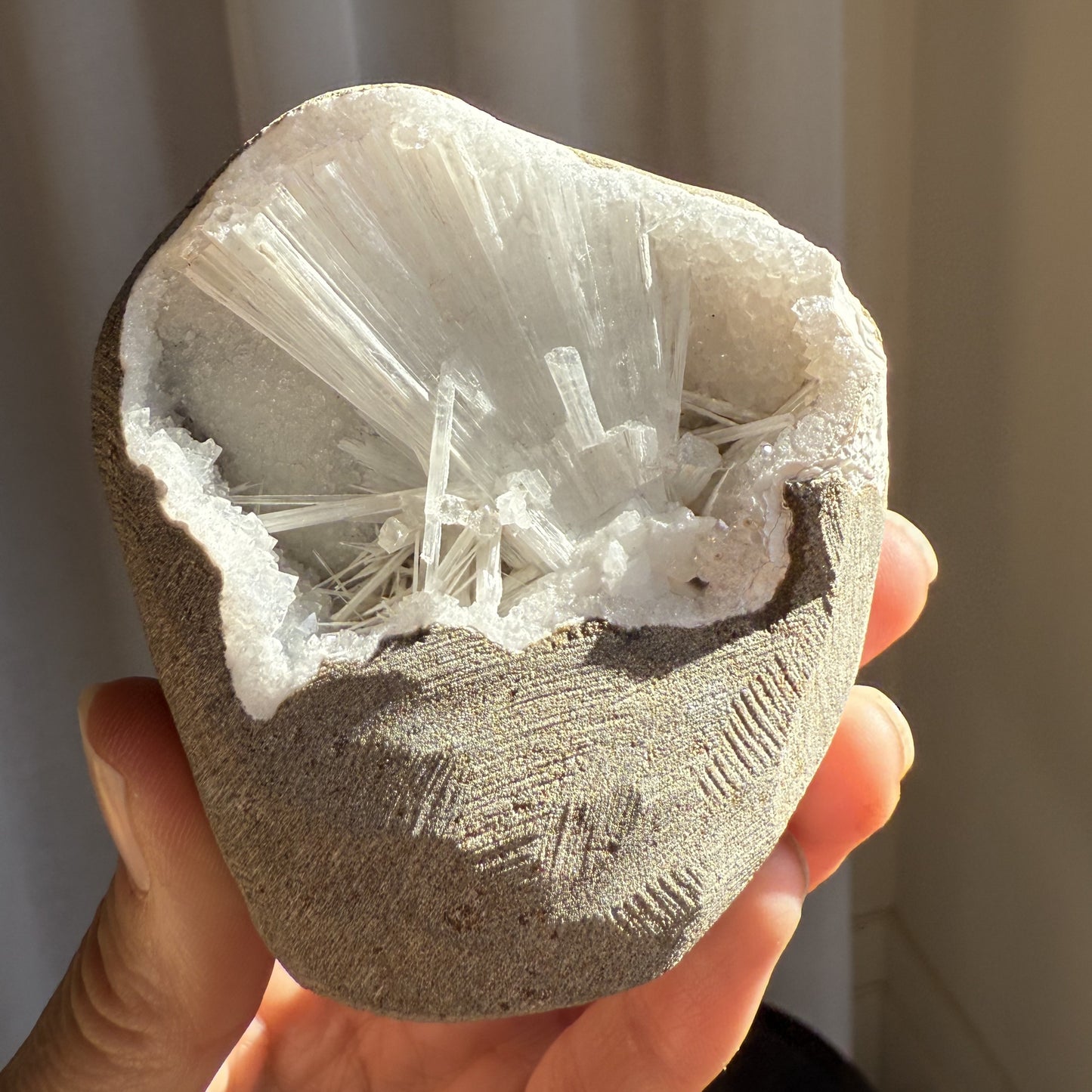 Scolecite Geode 6