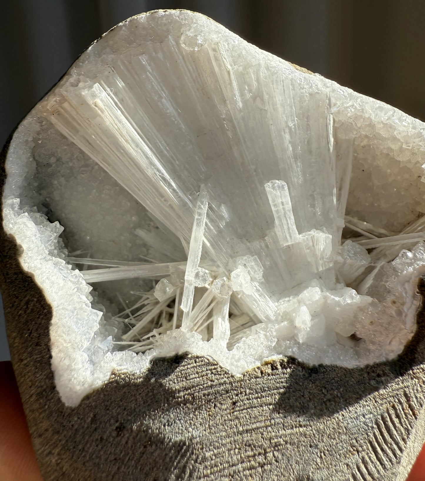 Scolecite Geode 6