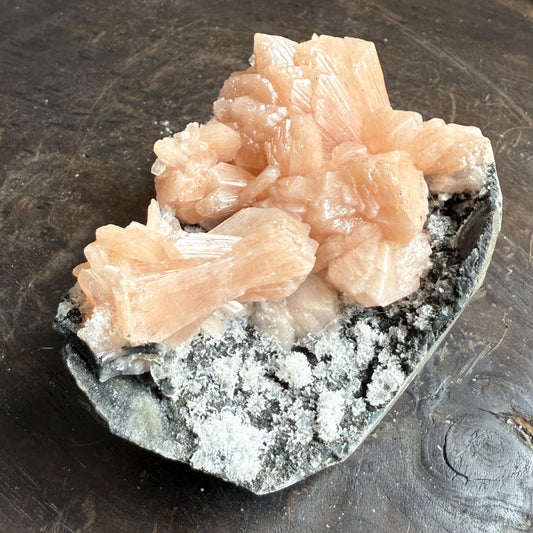 Black Chalcedony with Stilbite 008