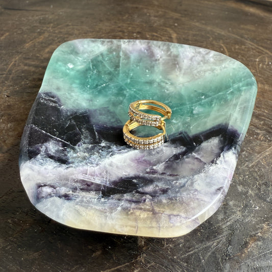 Rainbow Fluorite Bowl 1