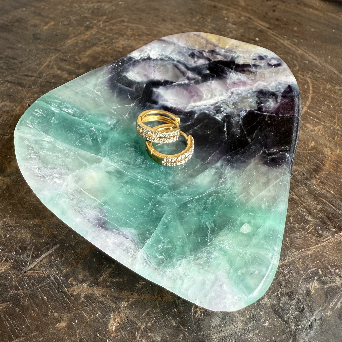 Rainbow Fluorite Bowl 1