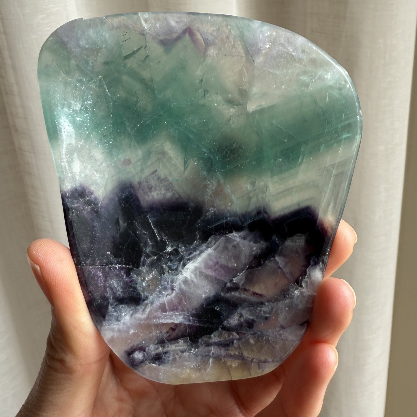 Rainbow Fluorite Bowl 1