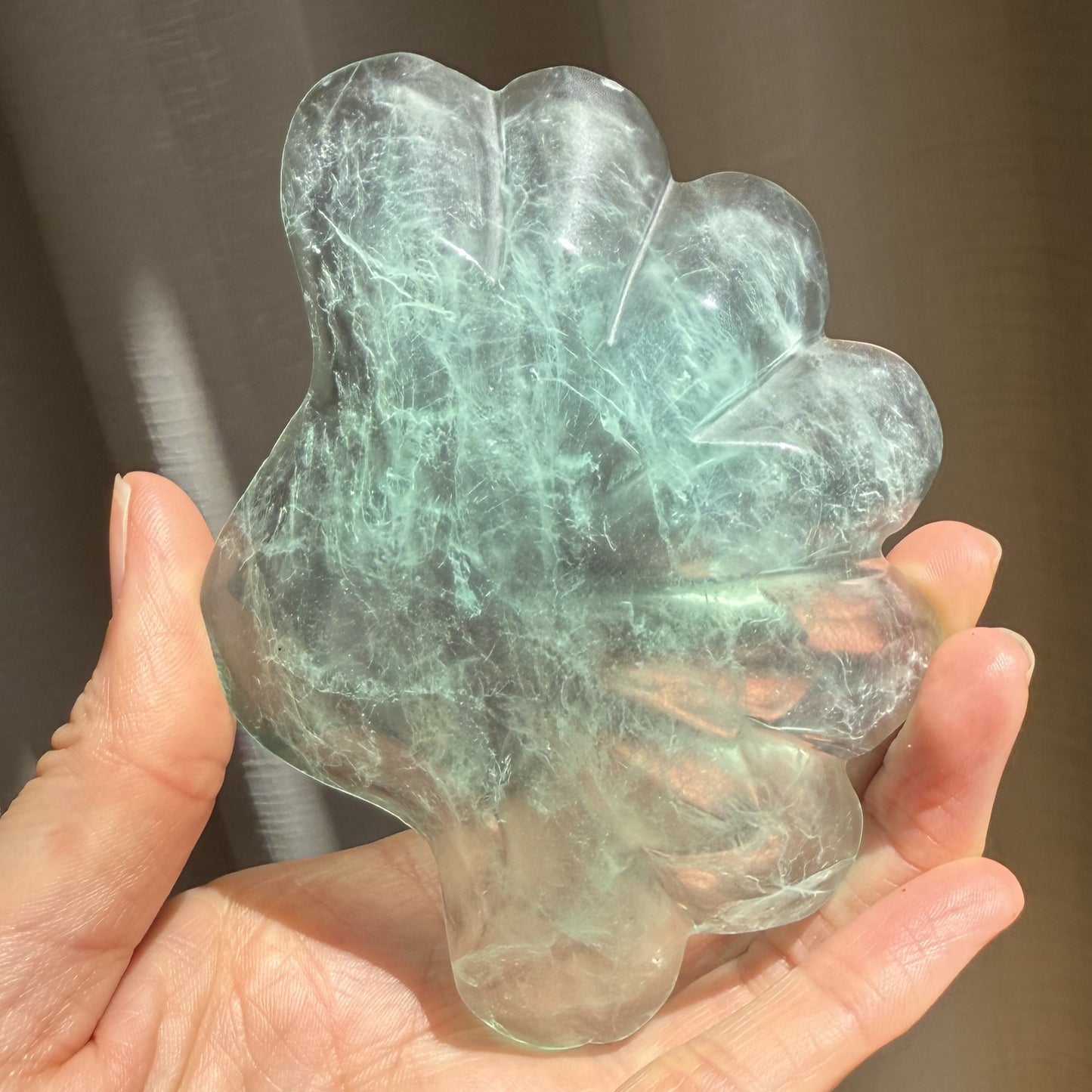 Fluorite Clam Trinket Bowl