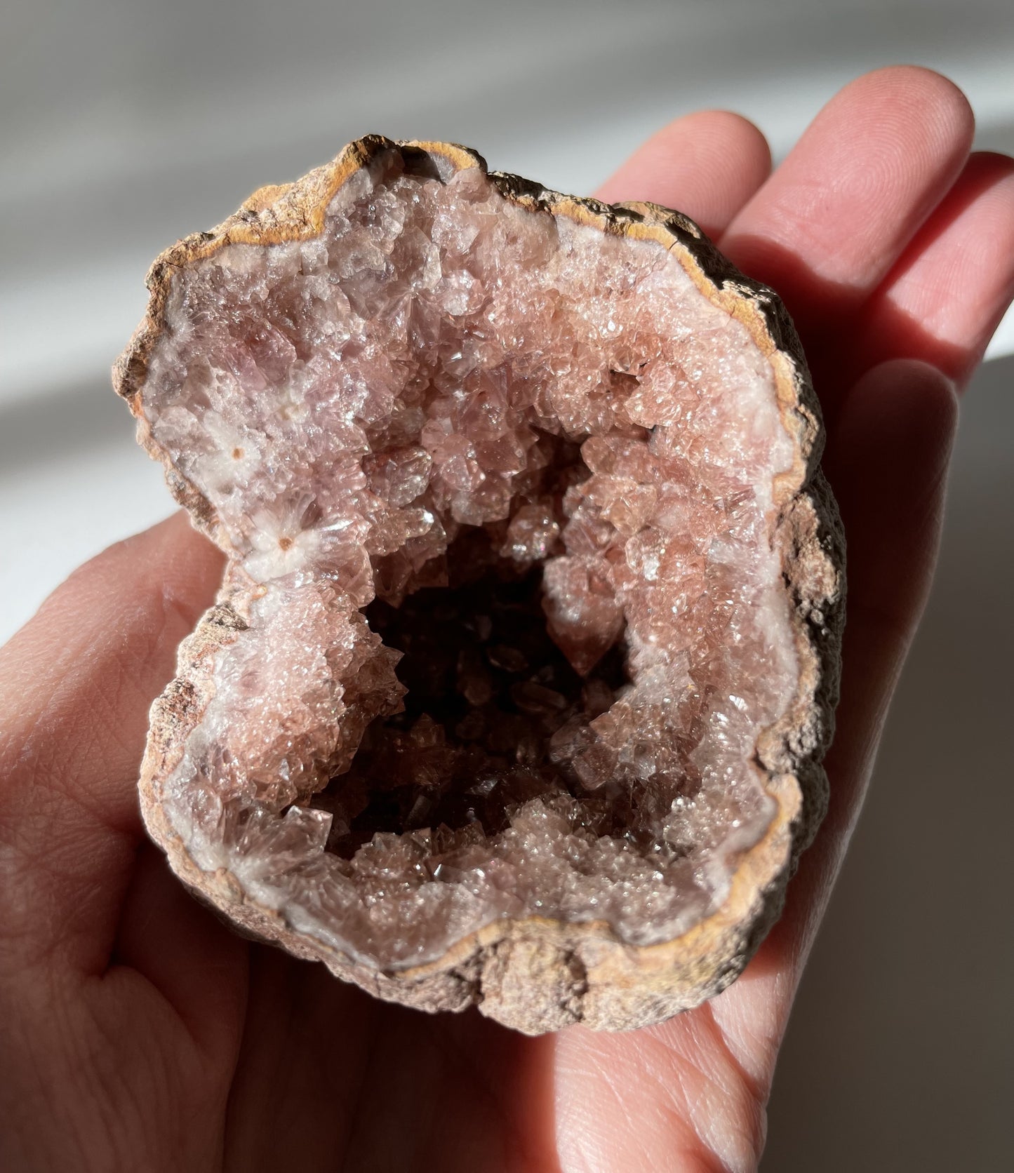 Pink Amethyst Geode - Grade B 010